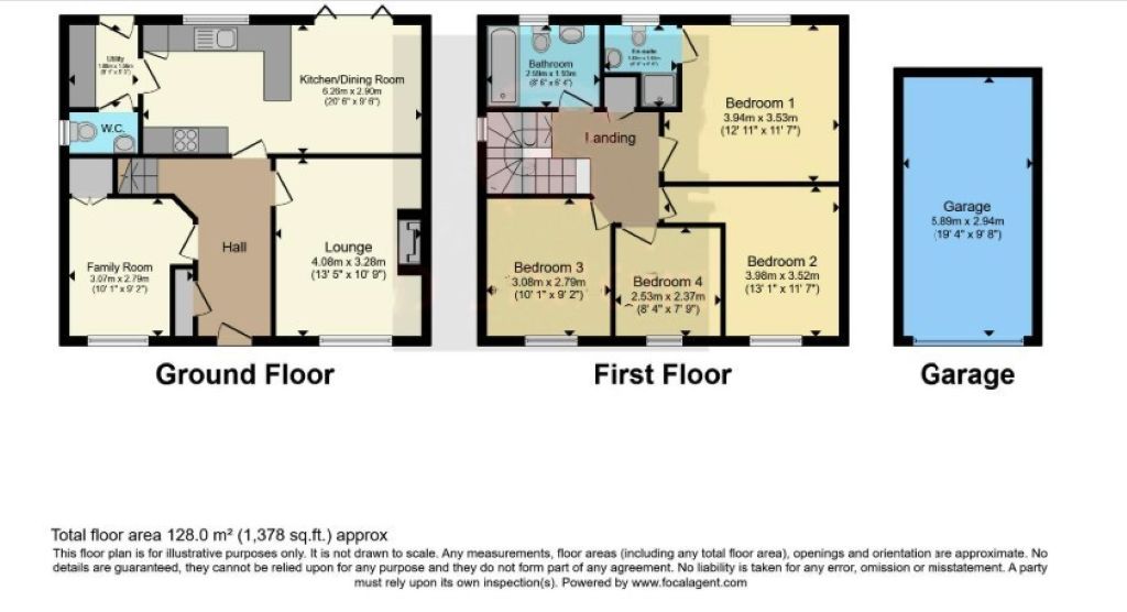 11, Portland Road, Doncaster floorplan