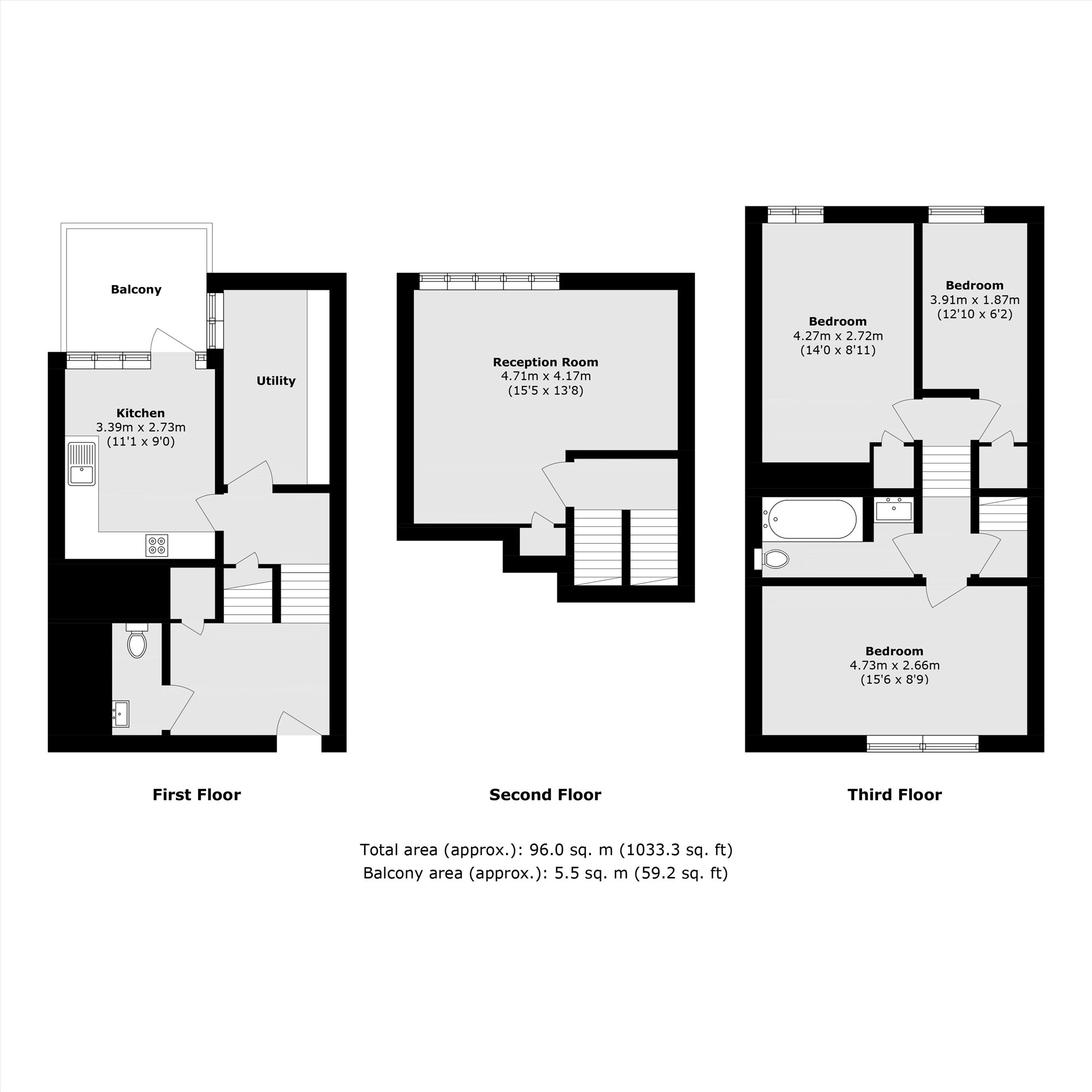 9 Nainby House, Hotspur Street, London floorplan