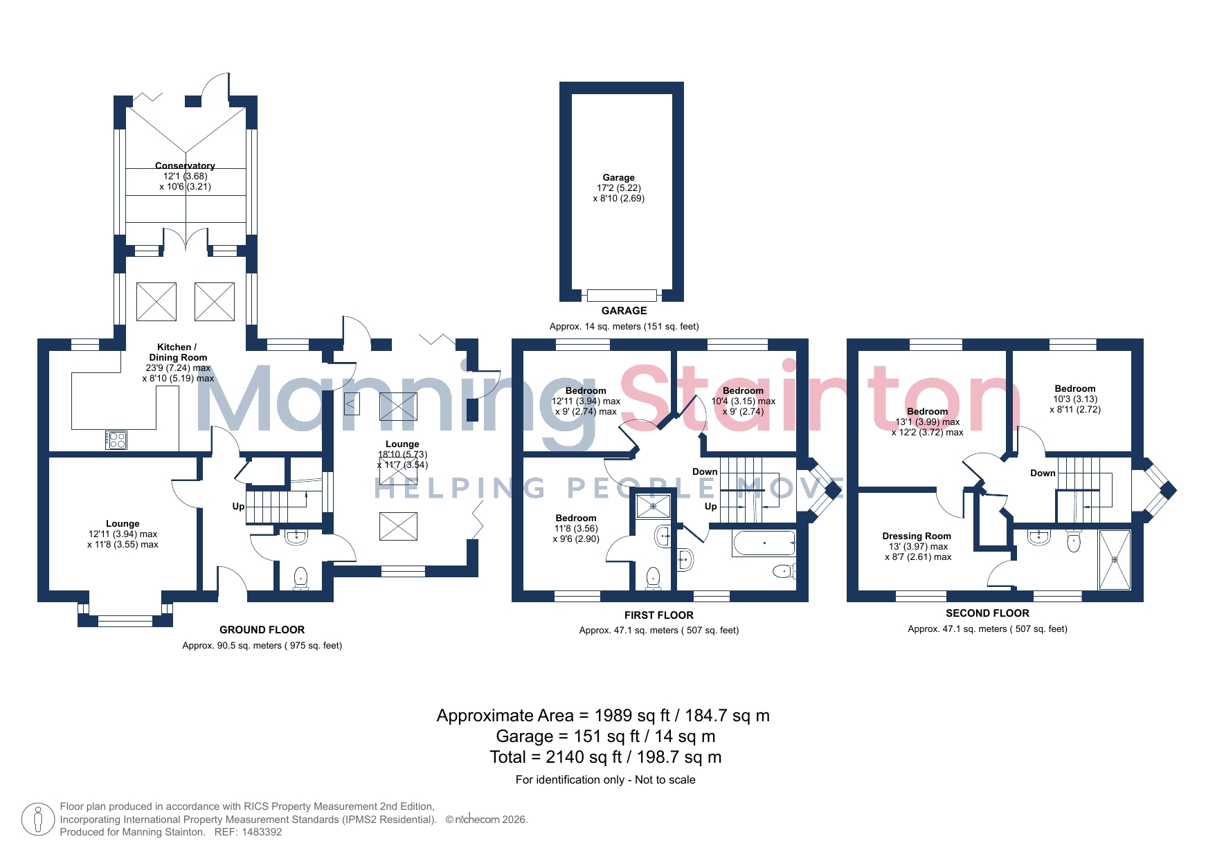 2, Woodland Drive, Leeds floorplan