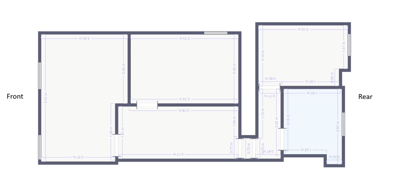 1, Cardiff floorplan