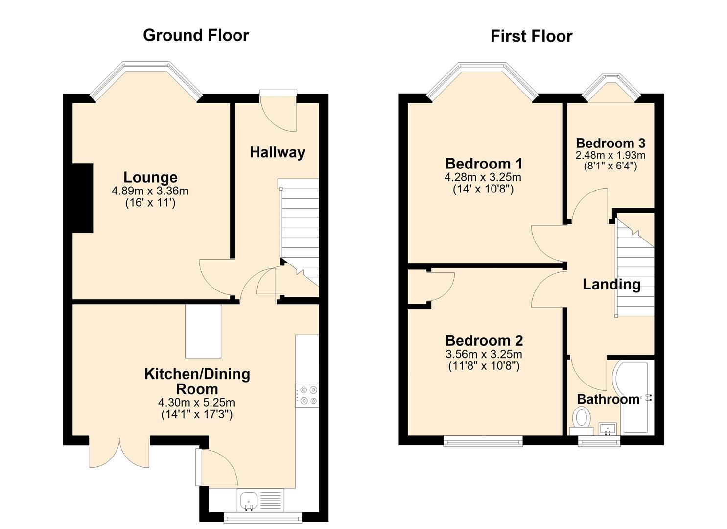2, The Spinney, Cottingham floorplan