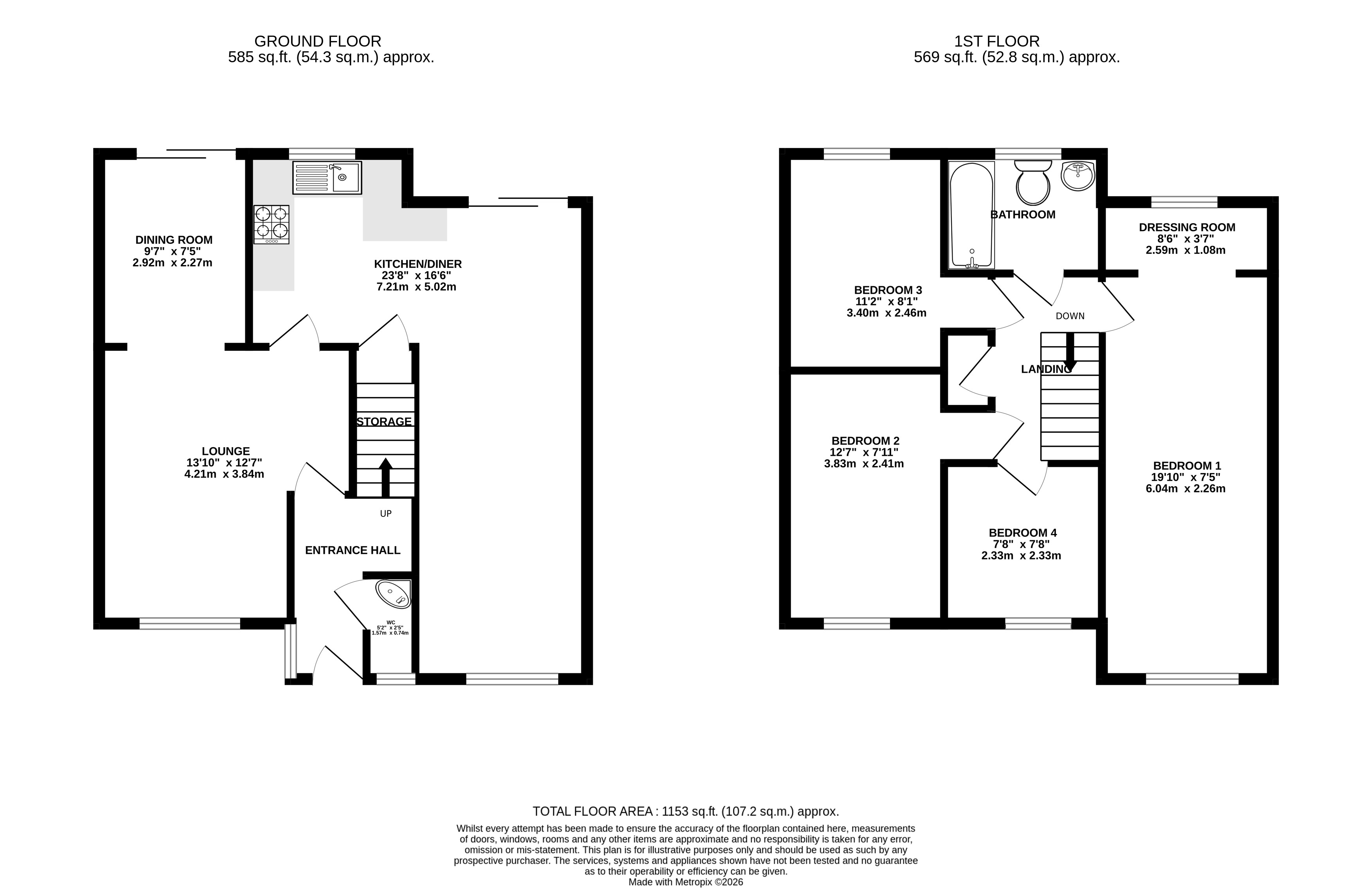 38, Blossom Close, Newport floorplan