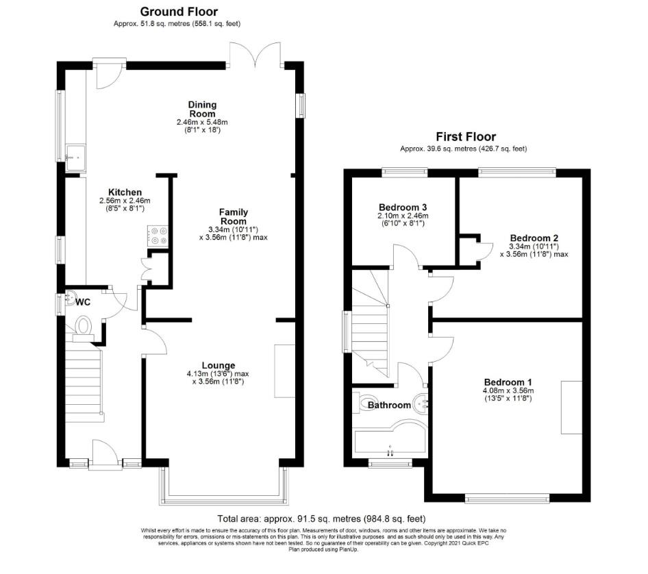 8, Brockenhurst Road, Aldershot floorplan