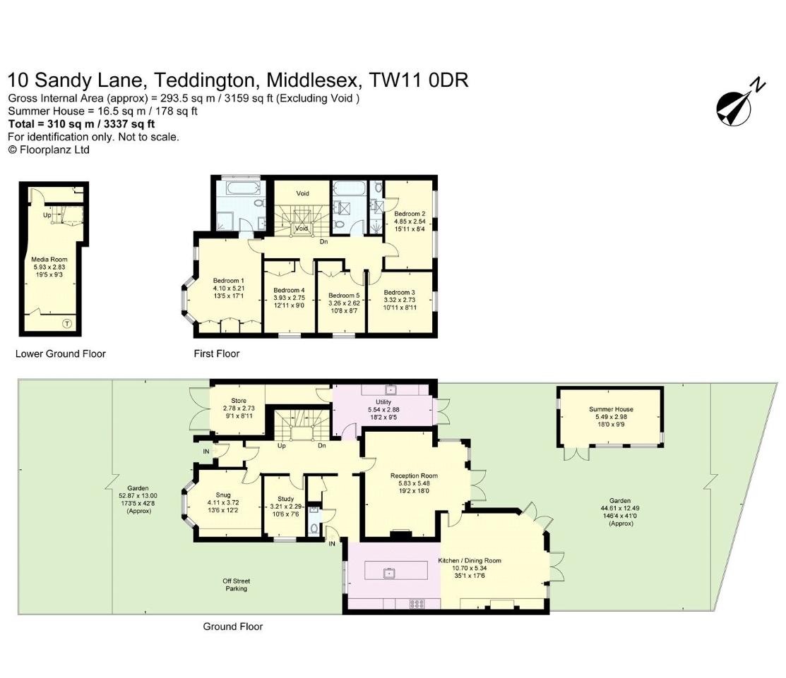 5 Bedrooms Detached house for sale in Sandy Lane Teddington, Middlesex, 0Dr, Teddington TW11