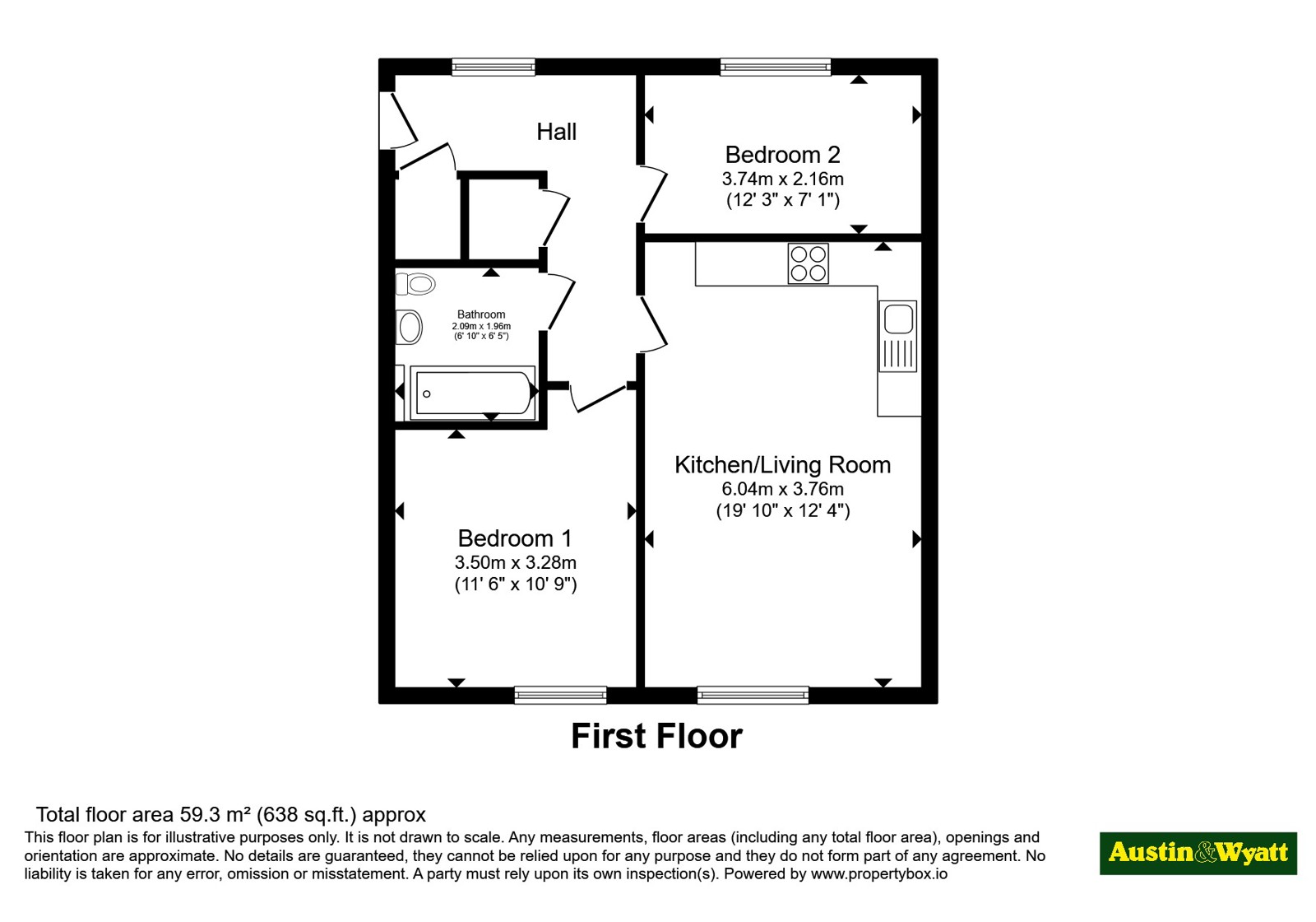 11, Preston Crescent, Wiltshire floorplan
