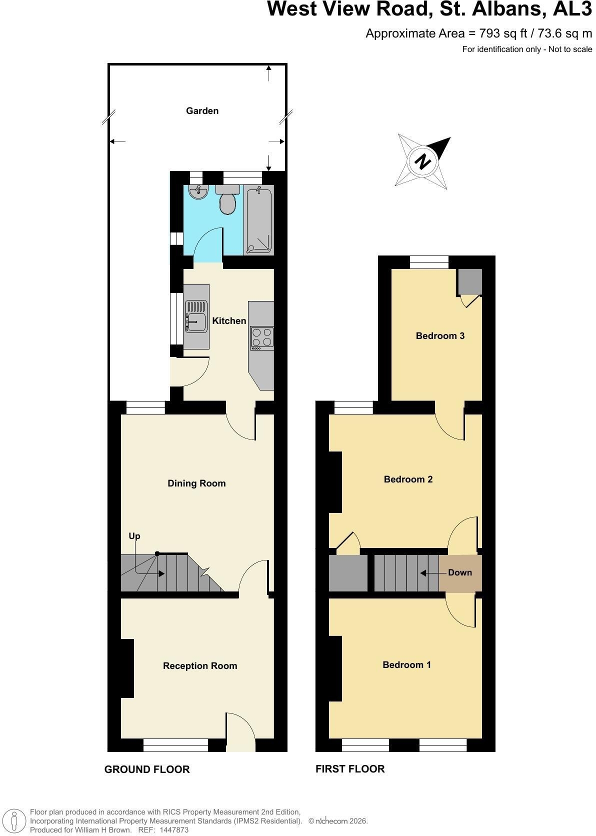 West View Road, St. Albans floorplan