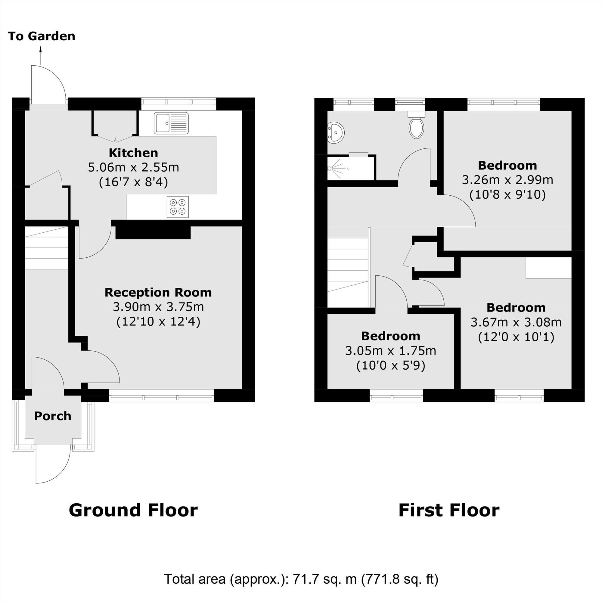 135, Dursley Road, London floorplan