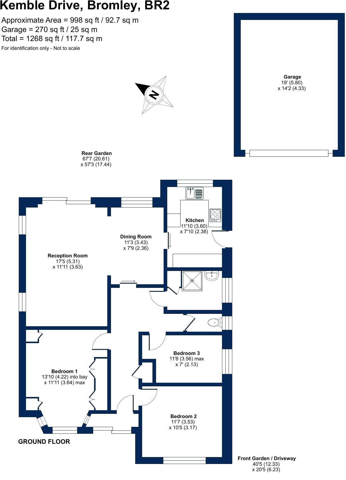 42, Kemble Drive, Bromley floorplan