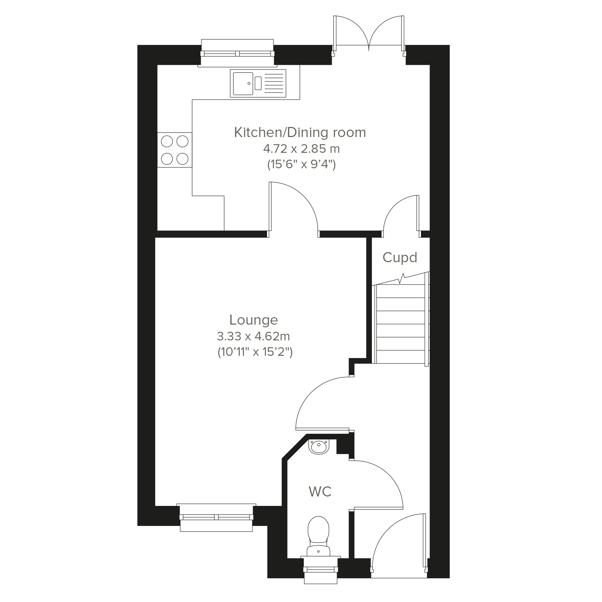 79, River Gore View, Gorebridge floorplan