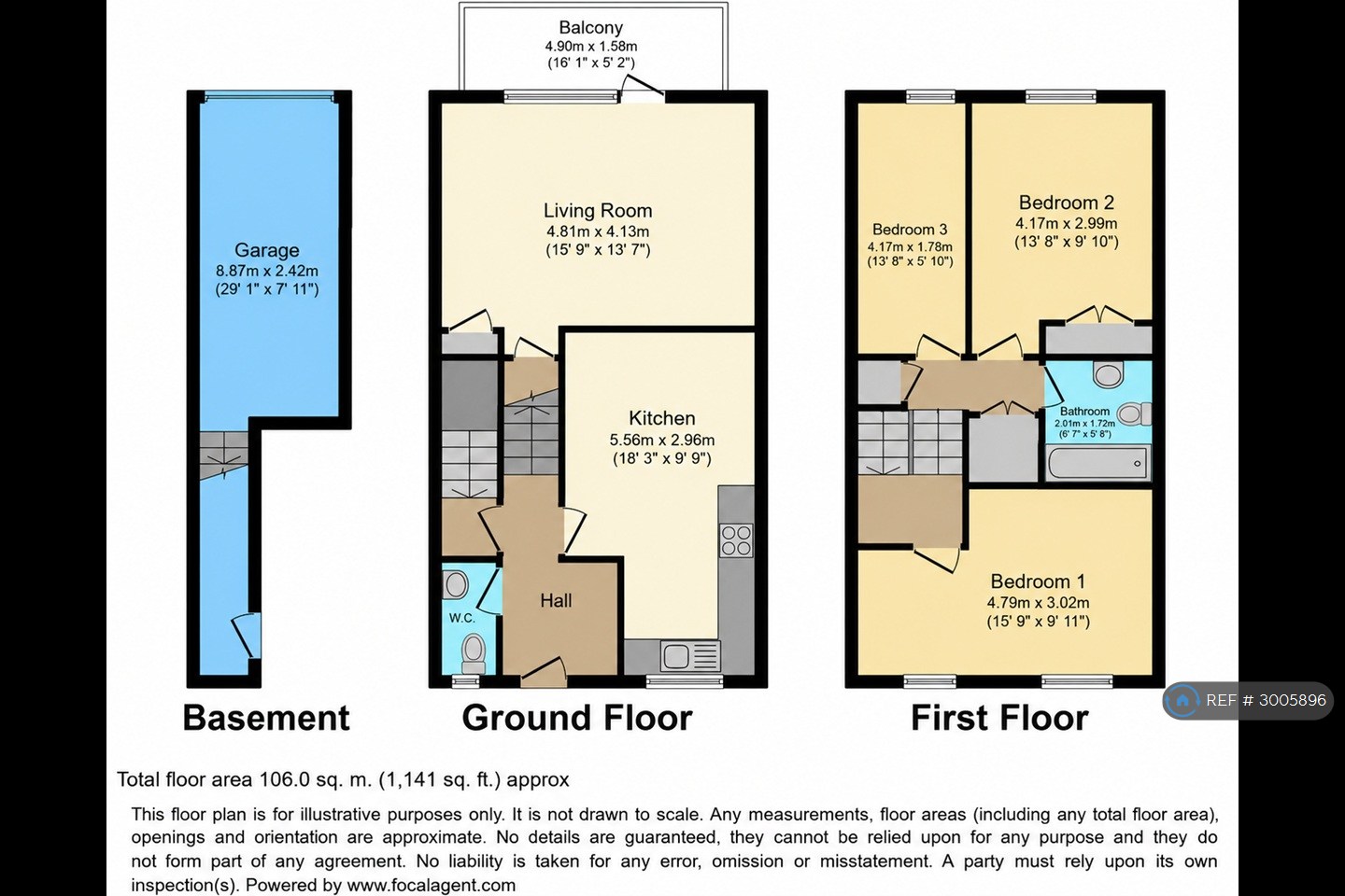 Ewart Road, London floorplan
