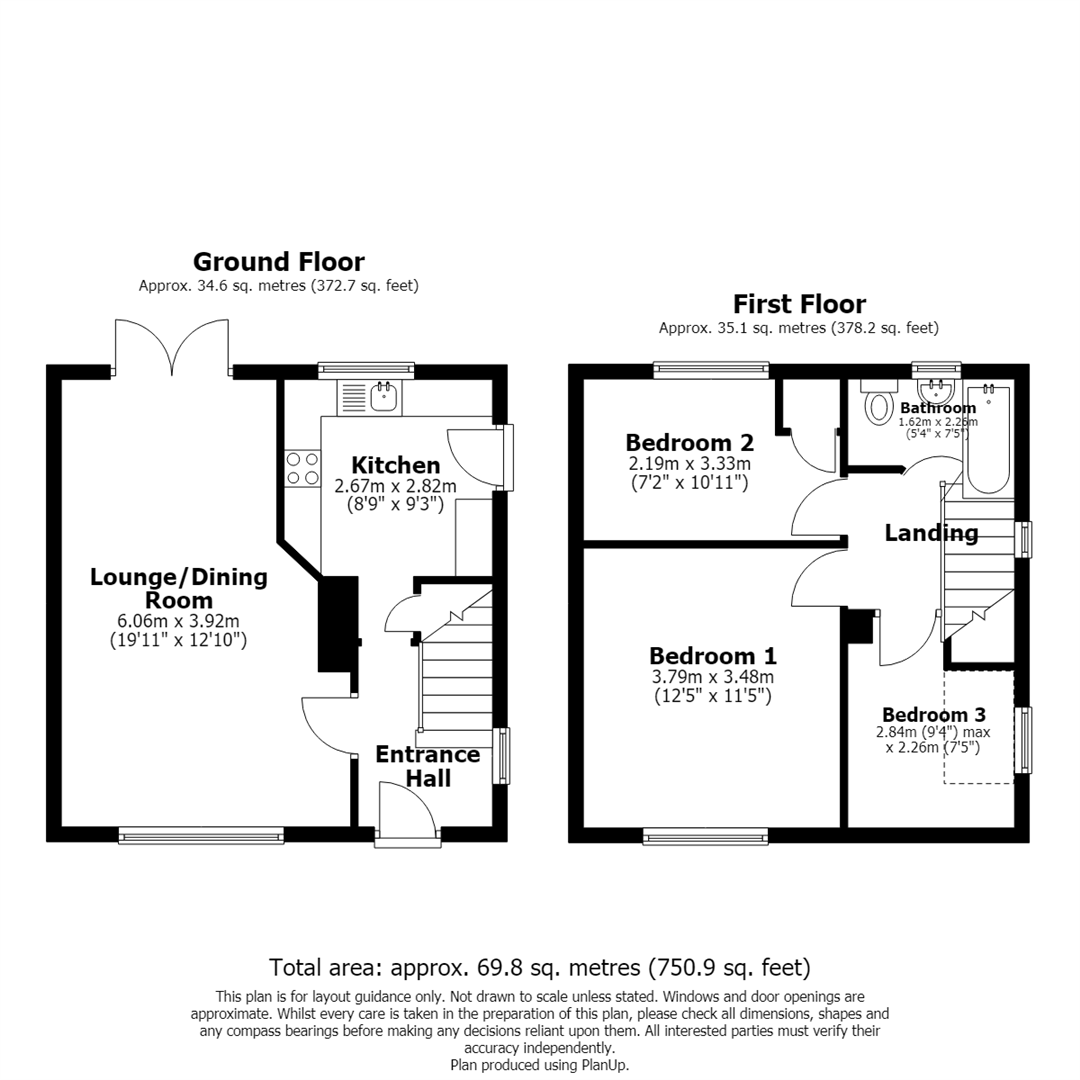 55, Brattleby Crescent, Lincoln floorplan