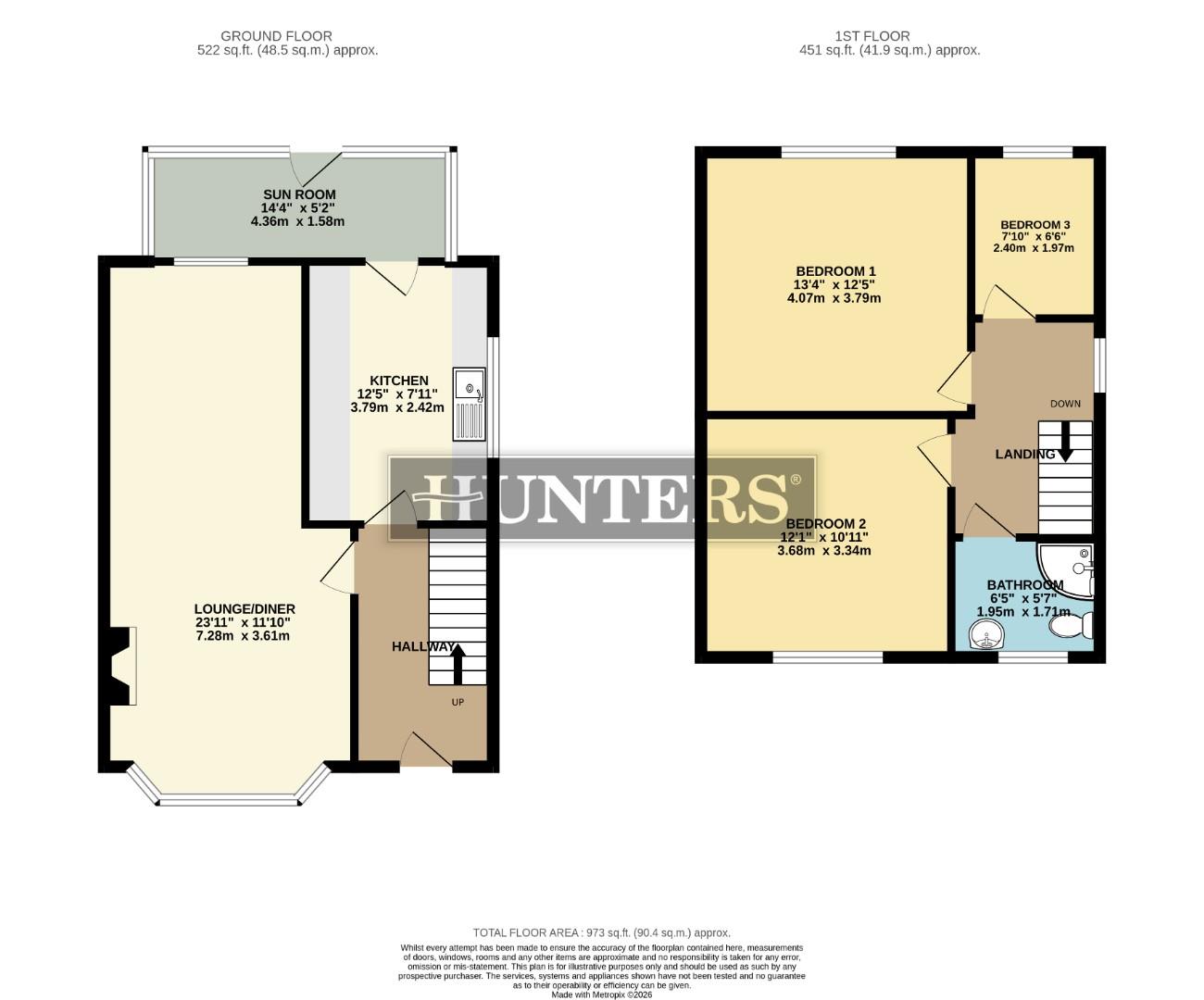 39, West Common Crescent, Scunthorpe floorplan