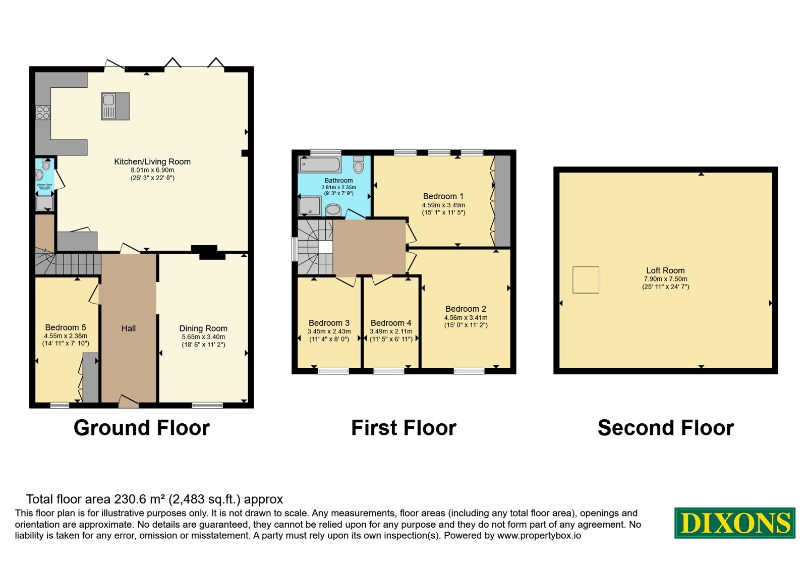 78, The Hurst, West Midlands floorplan
