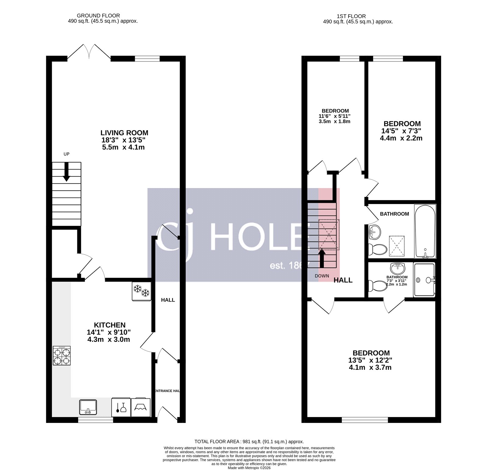 2, Royal Albert Road, Bristol floorplan