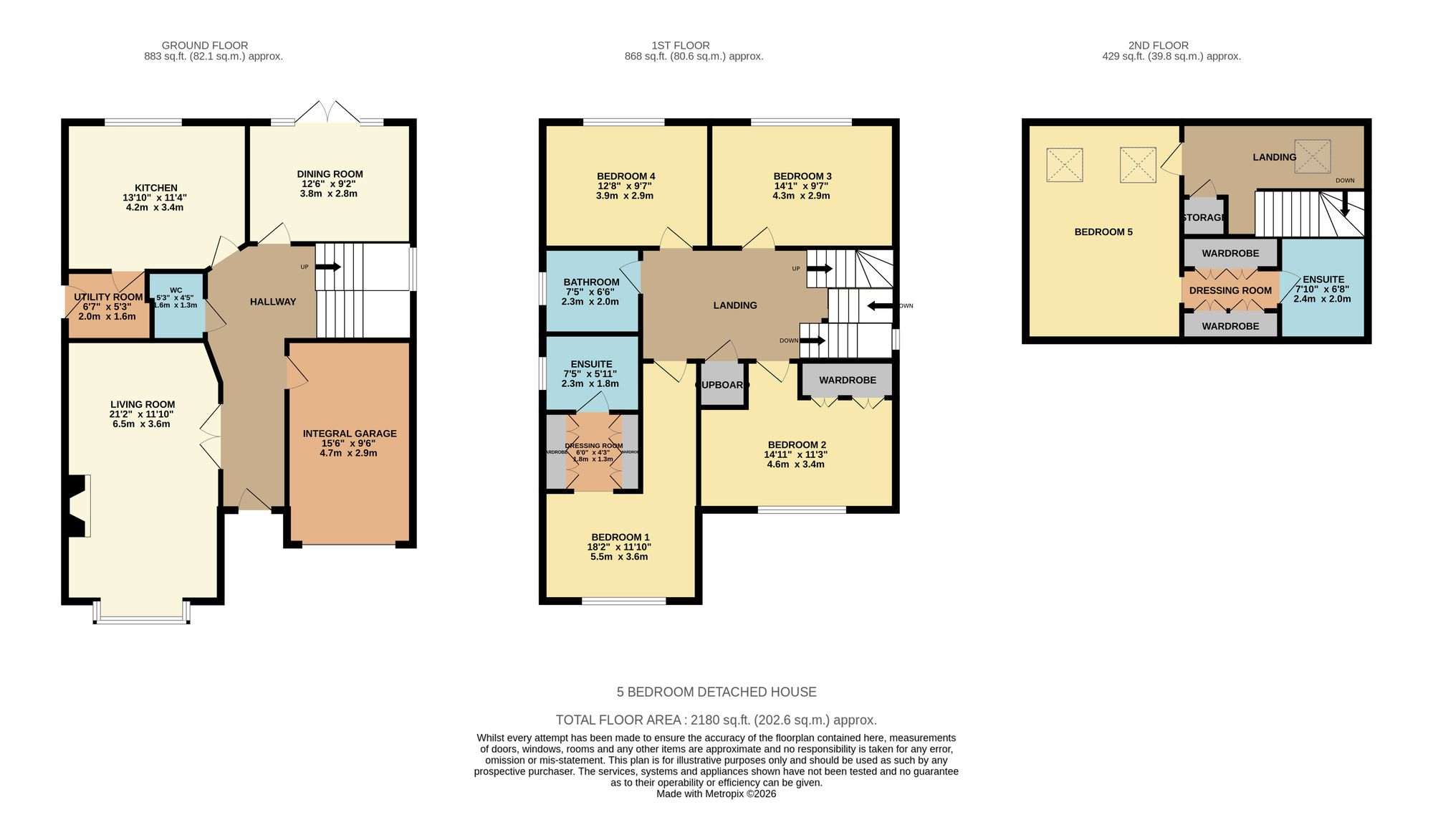 8 Monterey Court, Leicester floorplan