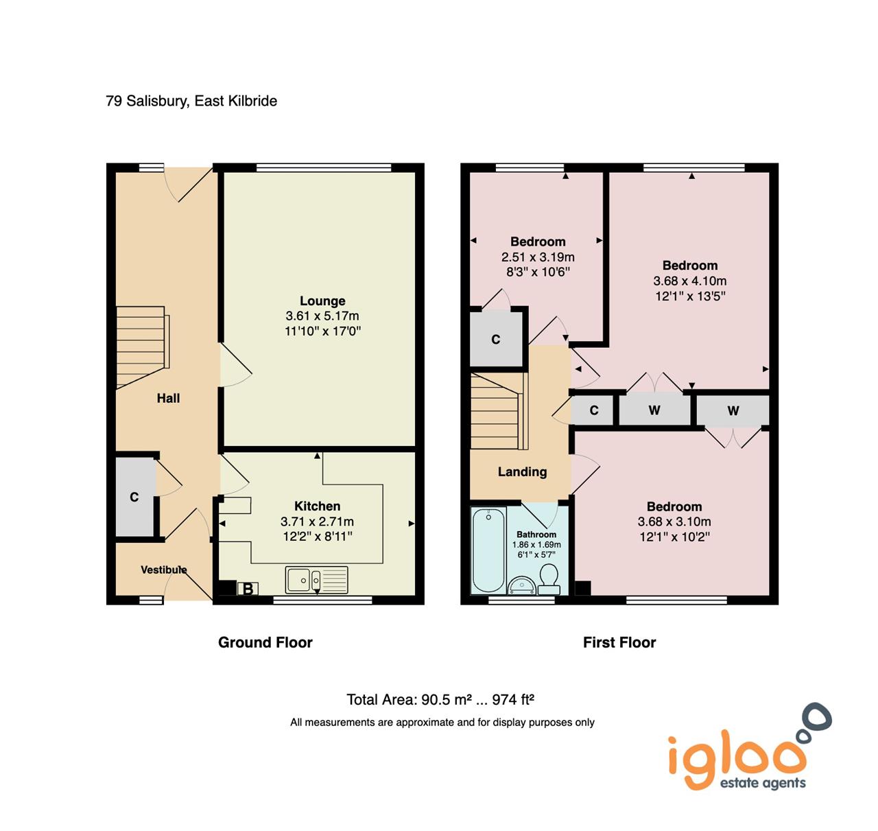 79, Salisbury, East Kilbride floorplan