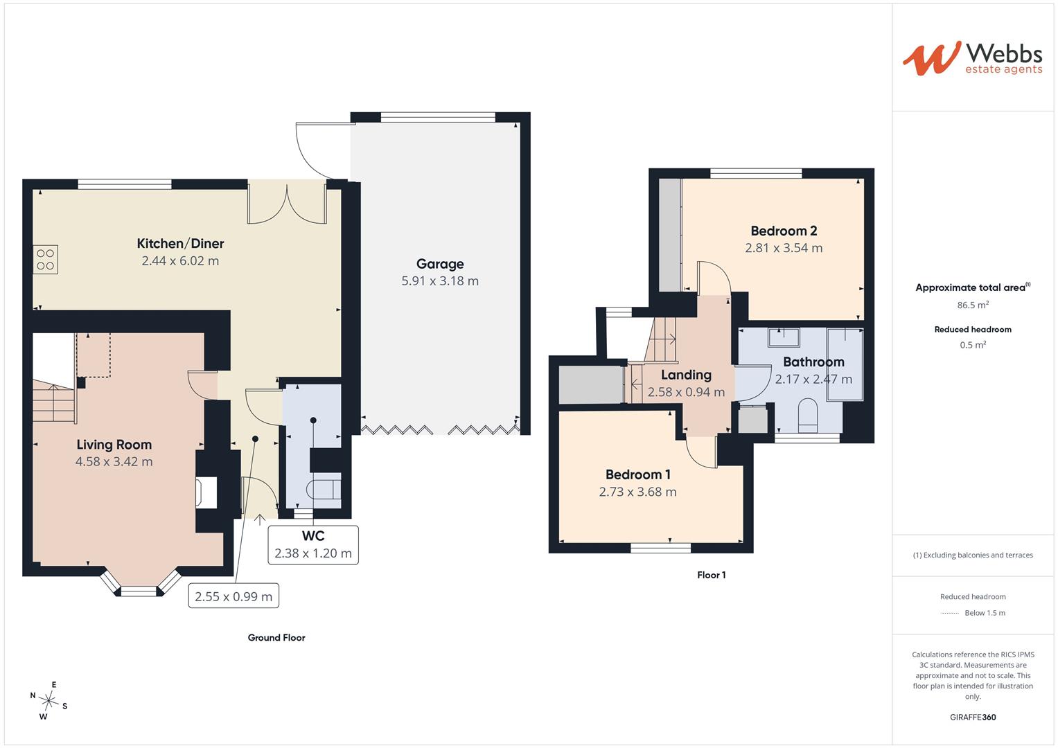 3 The Butts, Main Road, Stafford floorplan