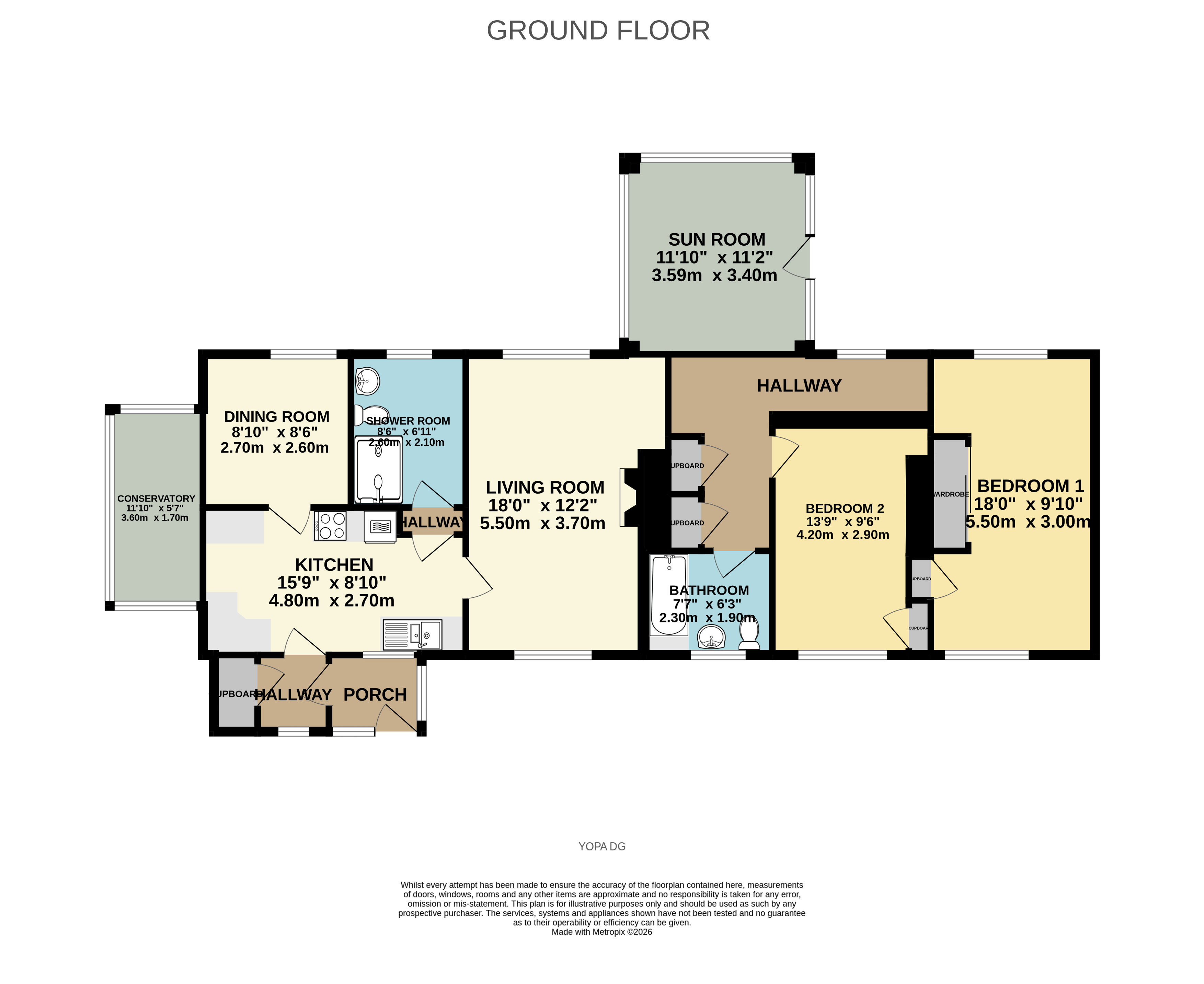 Woodlands, Moniaive, Thornhill floorplan