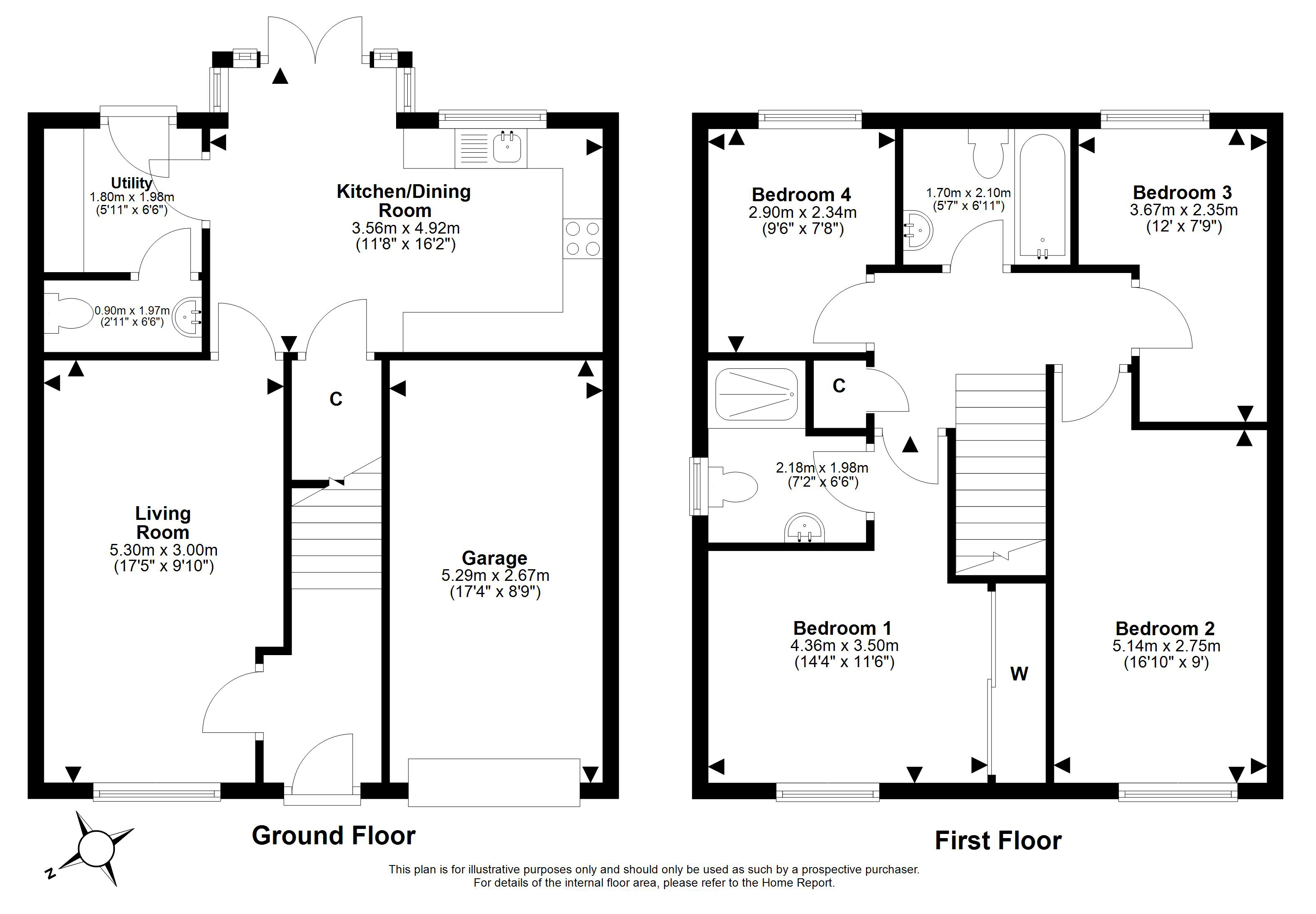 36, Clippens Drive, Burdiehouse, Edinburgh floorplan