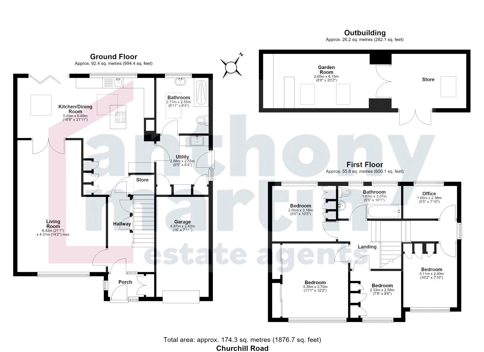 42, Churchill Road, Dartford floorplan