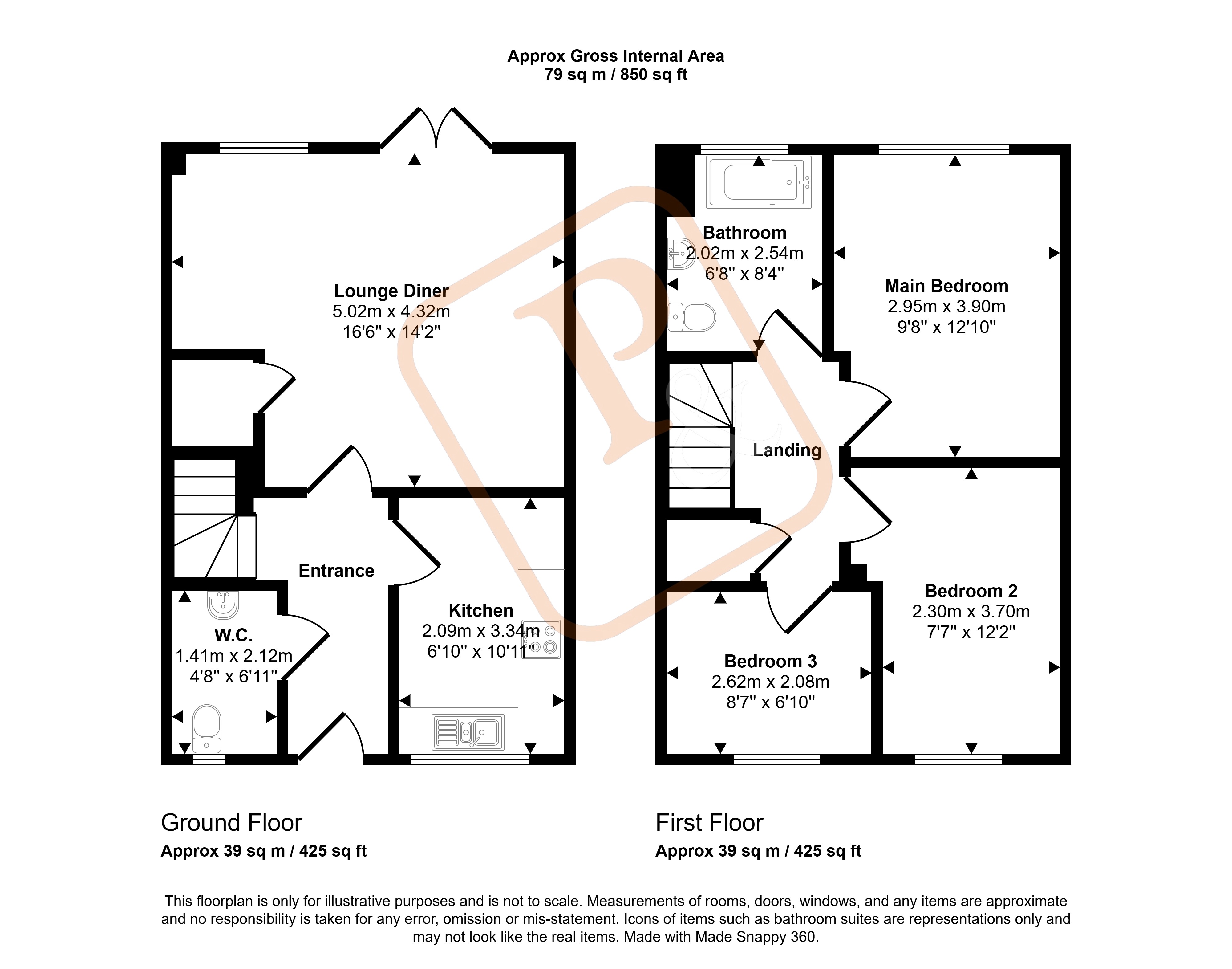2, Finch Road, Colchester floorplan