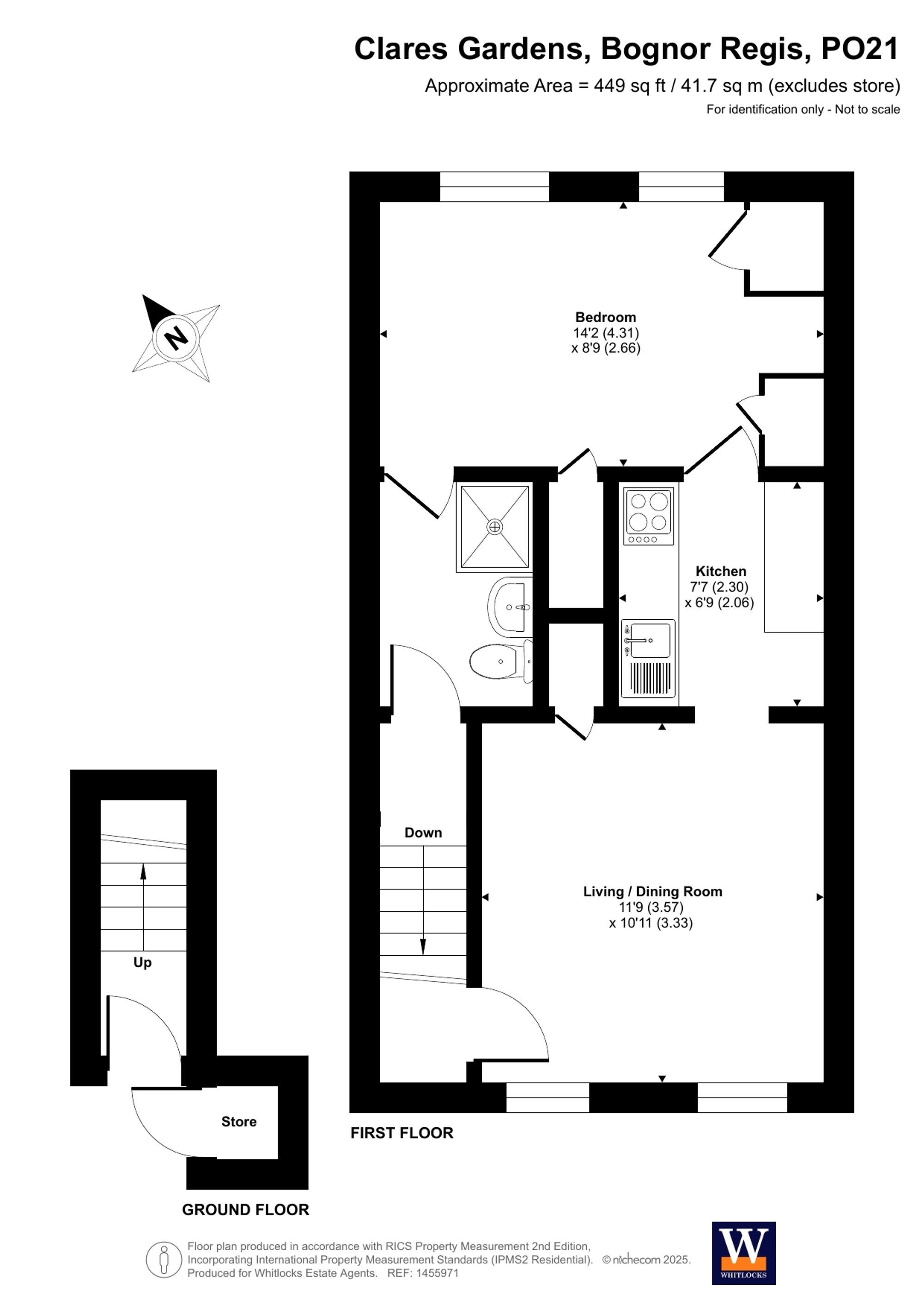 27, St. Clares Gardens, Bognor Regis floorplan