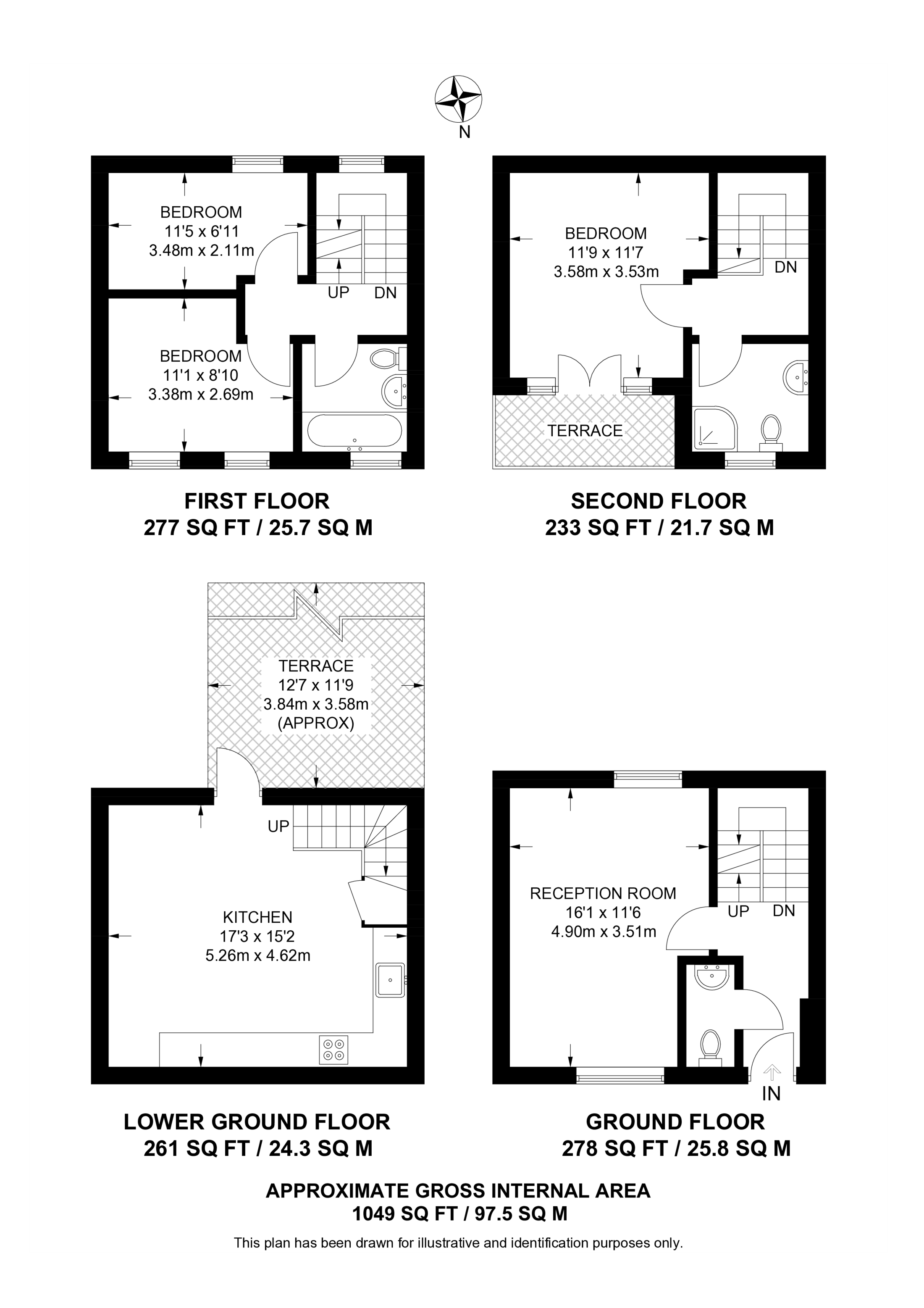 Brook Drive, London, SE11, Kennington floorplan