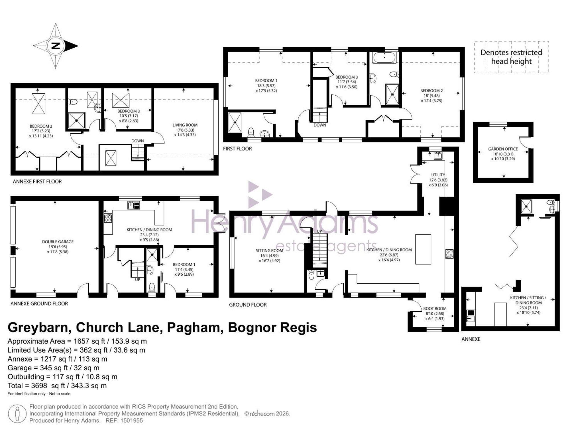 Greybarn Church Lane, Bognor Regis floorplan