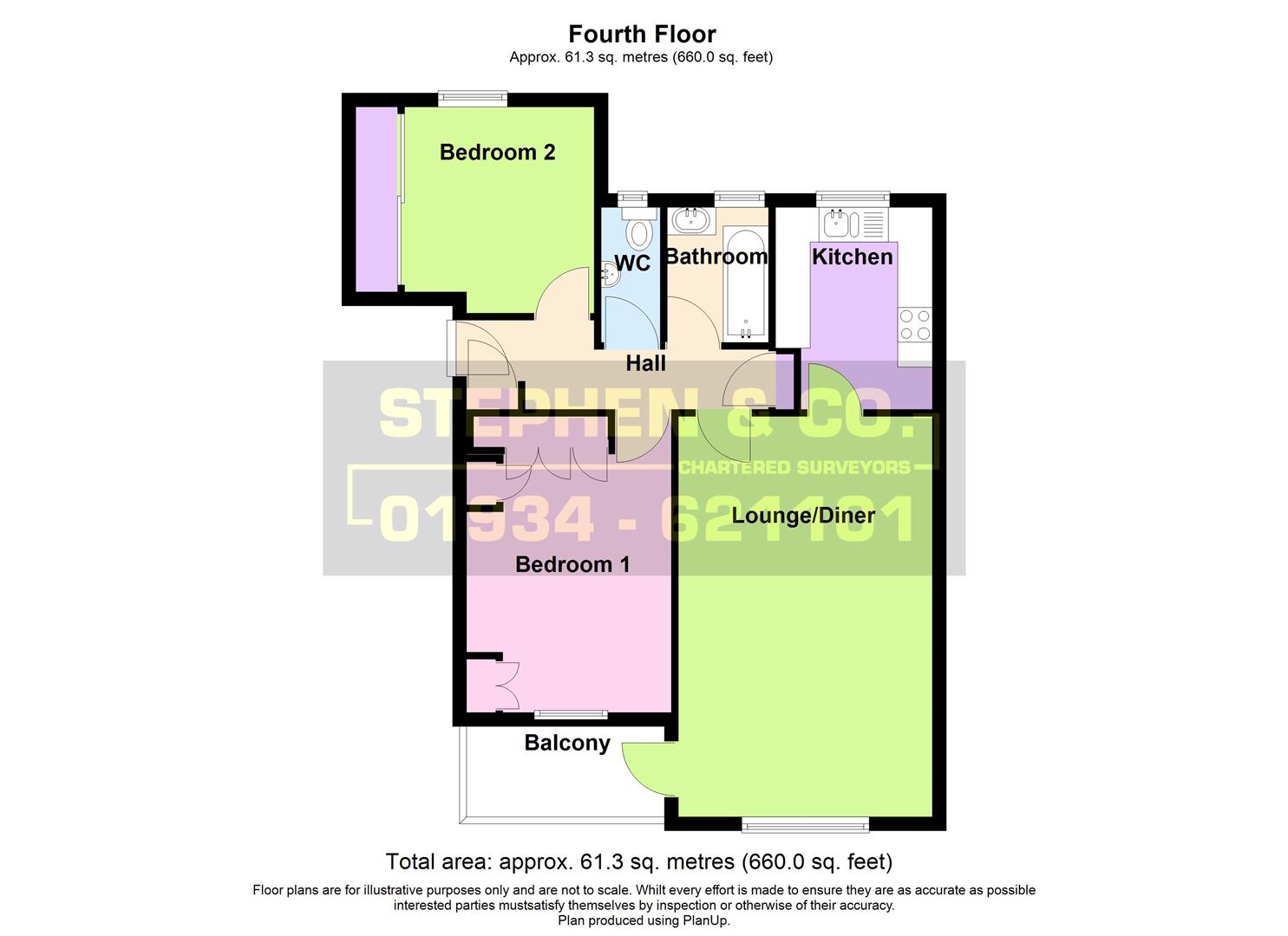 6 Highcroft, Cecil Road, Weston-Super-Mare floorplan