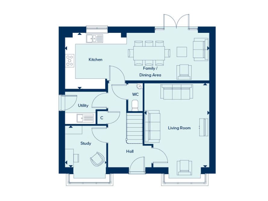 56, Bluebell Avenue, Heybridge floorplan