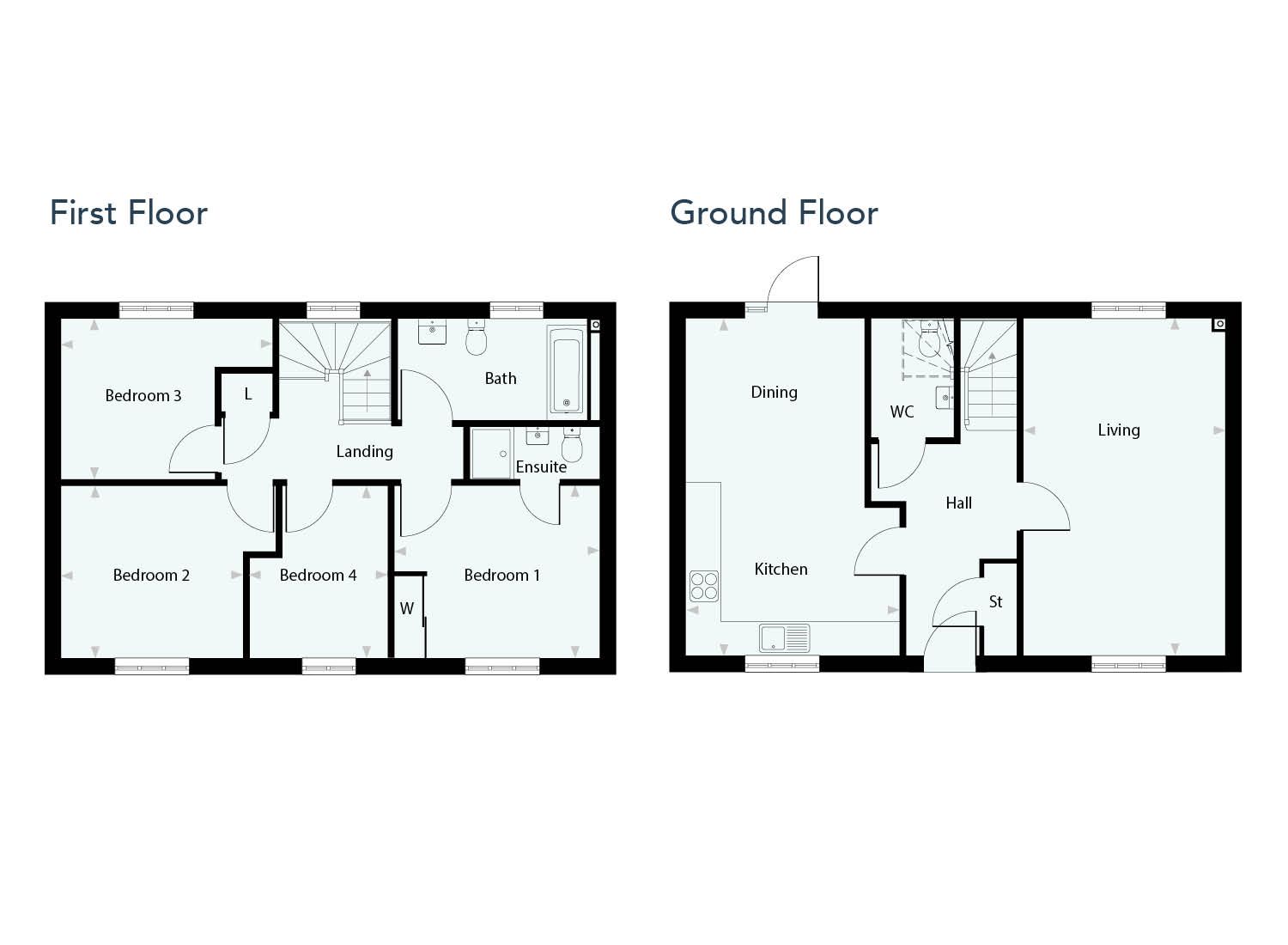 Plot 8, Field View, Brackley floorplan