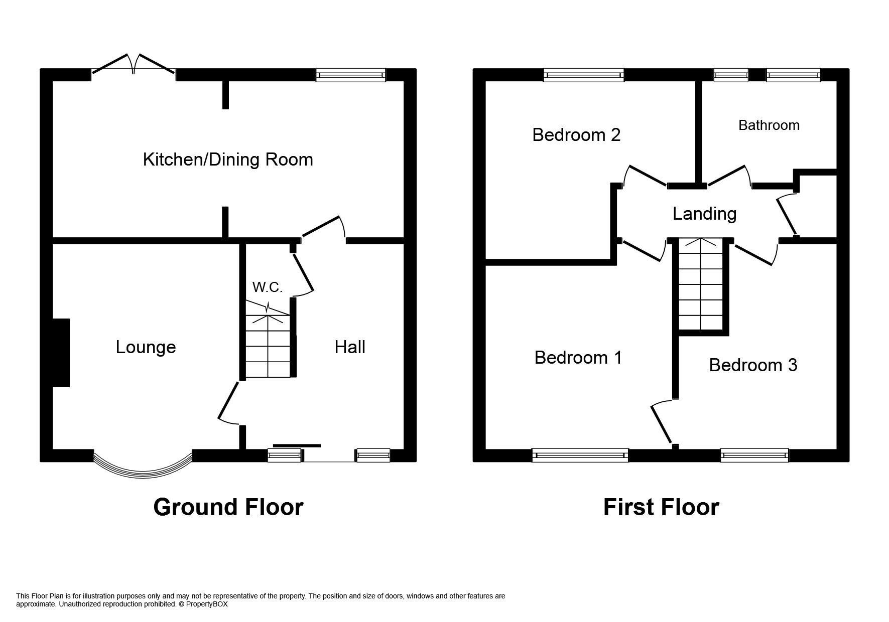 3 Bedrooms Terraced house for sale in Lincoln Close, Crawley RH10