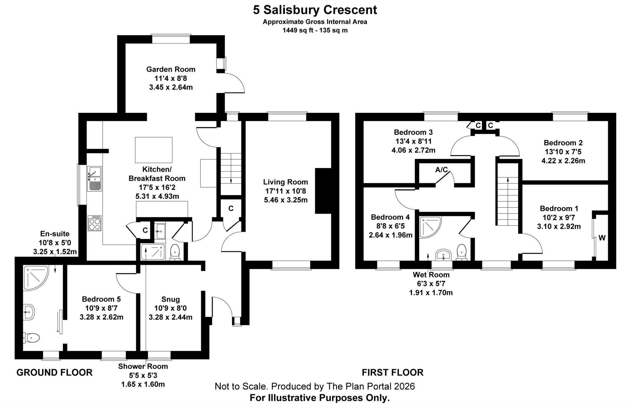 5, Salisbury Crescent, Blandford Forum floorplan