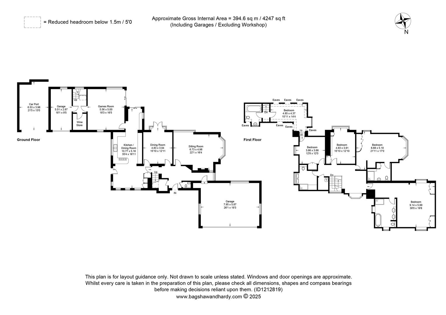 Hollybank, The Warren, Ashtead floorplan