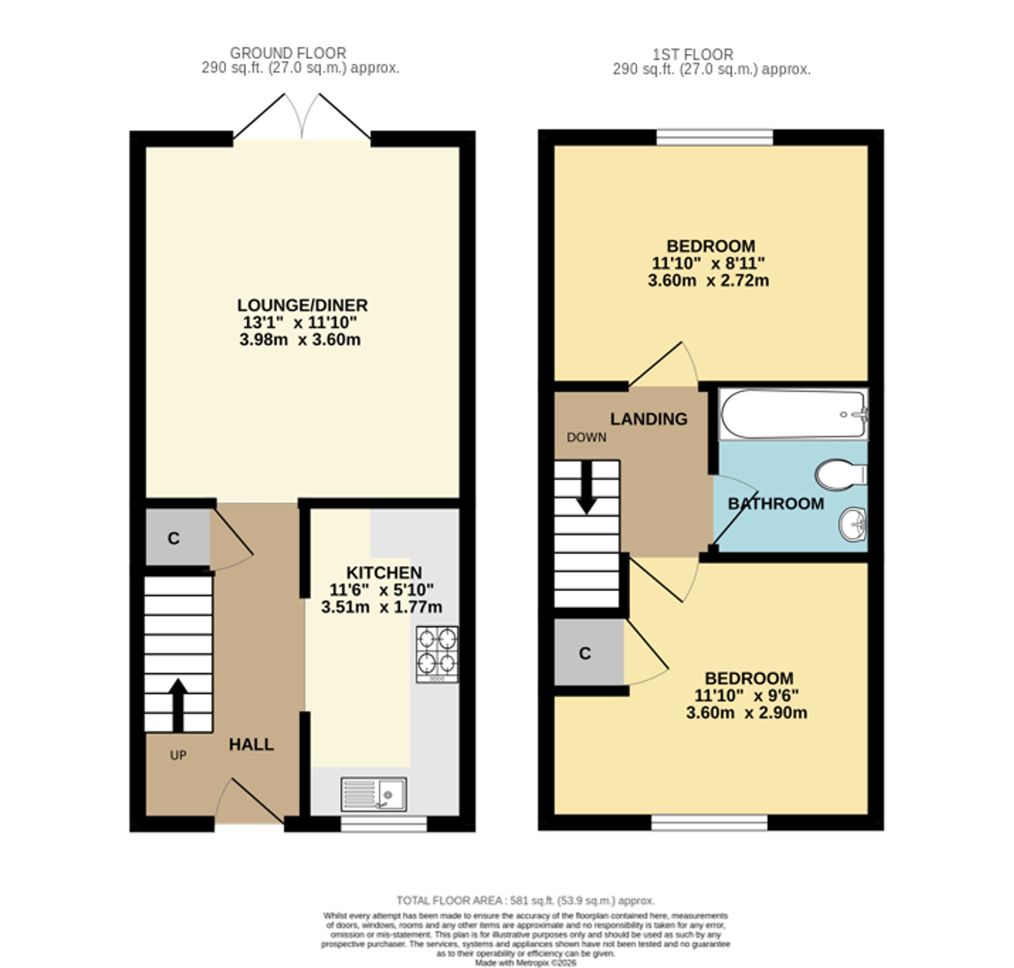 79 Devonshire Gardens, Southampton floorplan
