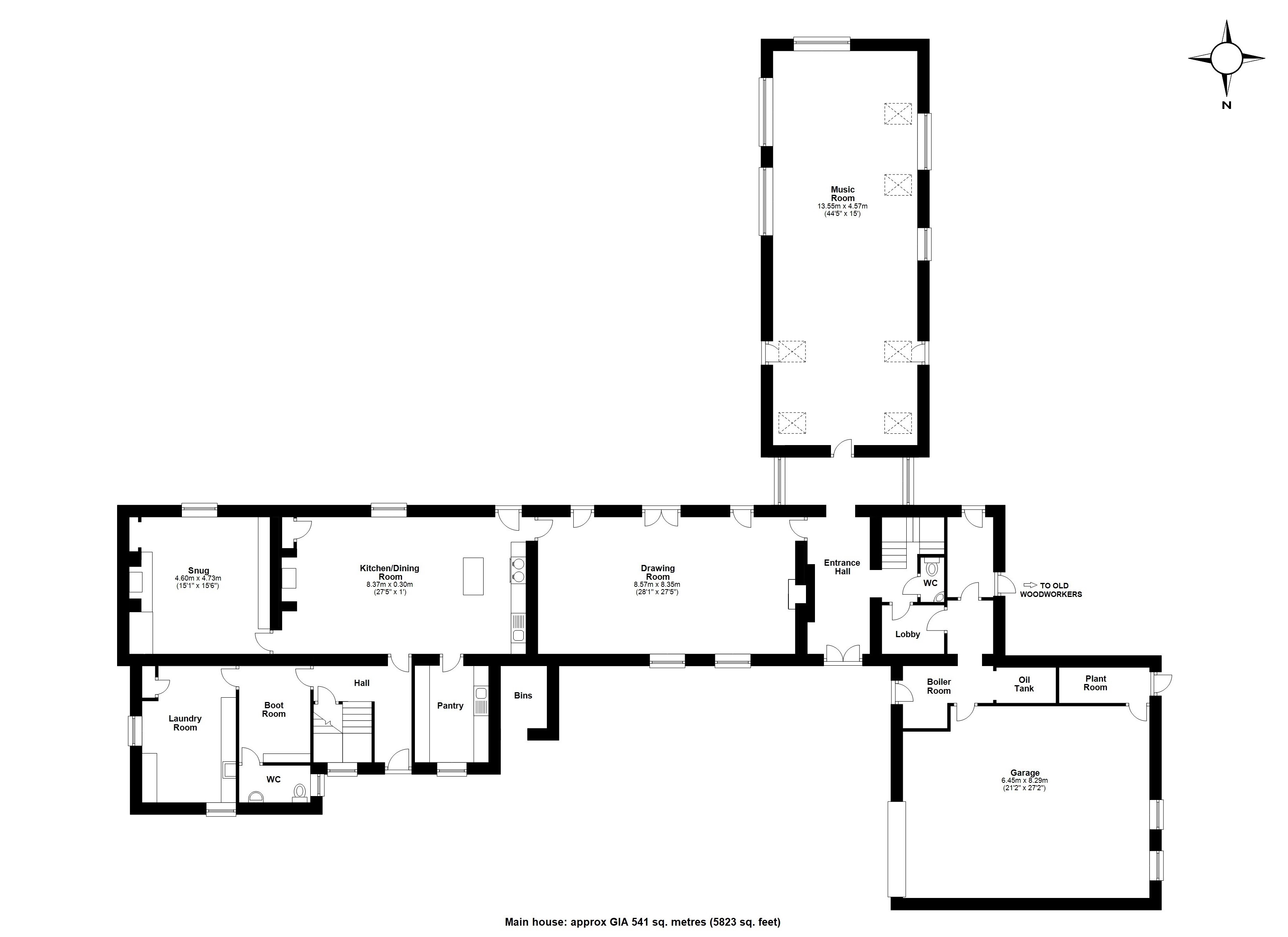 Rose's Bower, Great Whittington, Northumberland NE19, 5 bedroom country