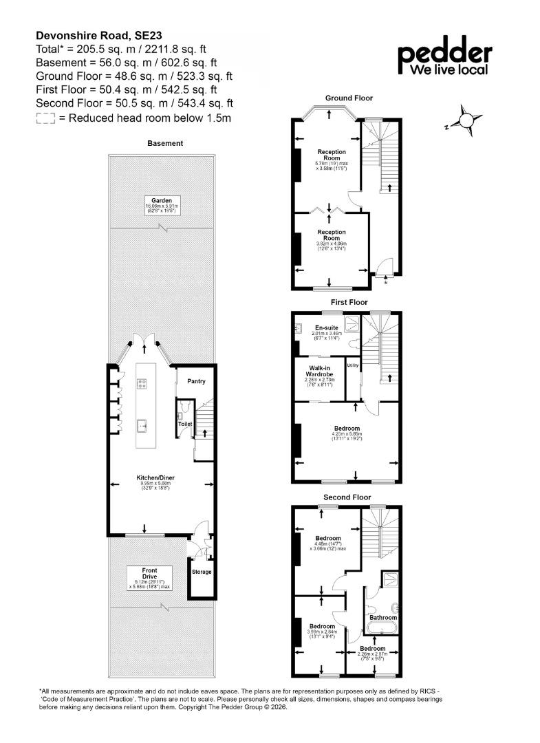 84, Devonshire Road, London floorplan