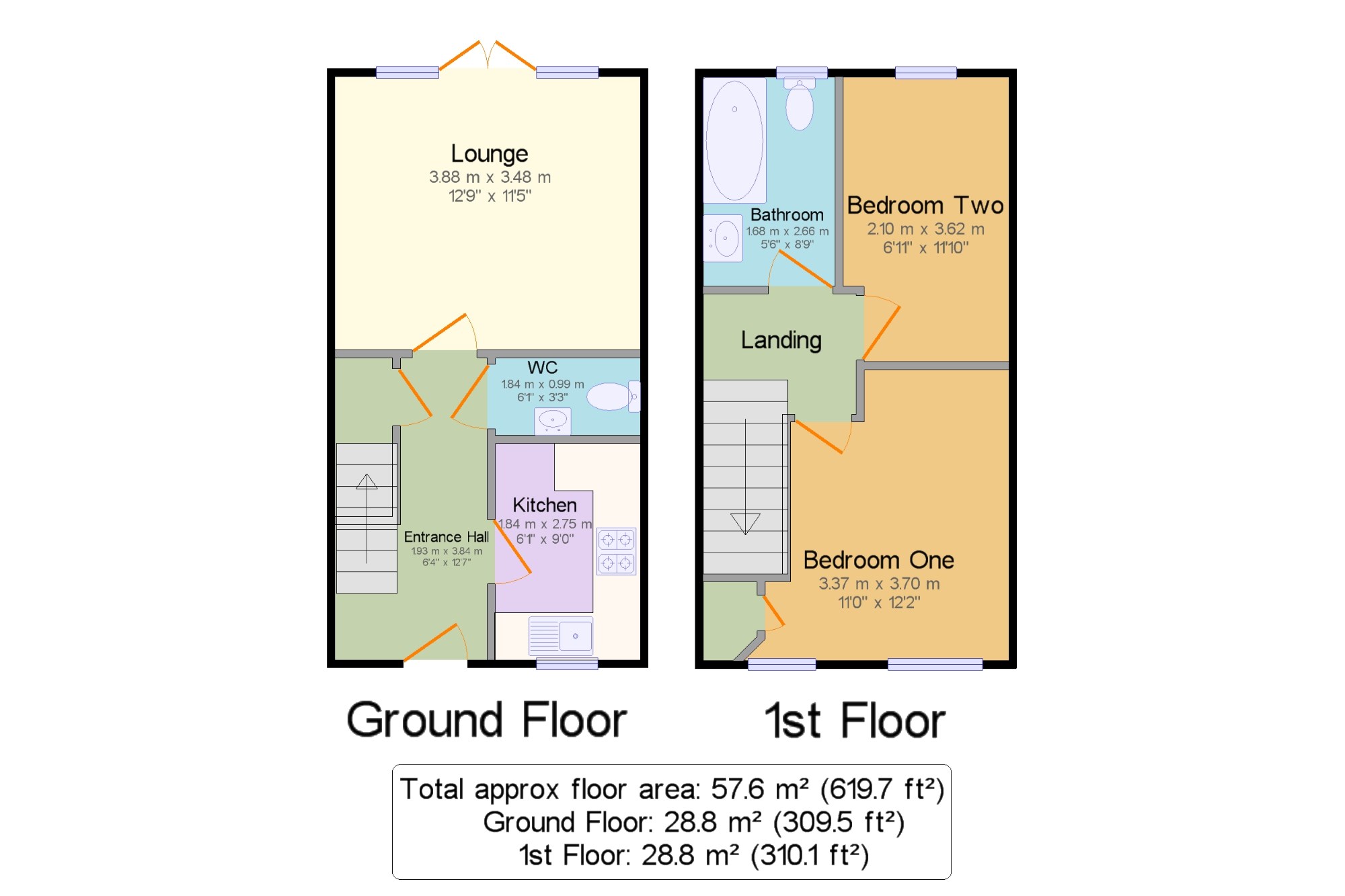 2 Bedrooms End terrace house for sale in Bleadale Close, Wilmslow, Cheshire, . SK9