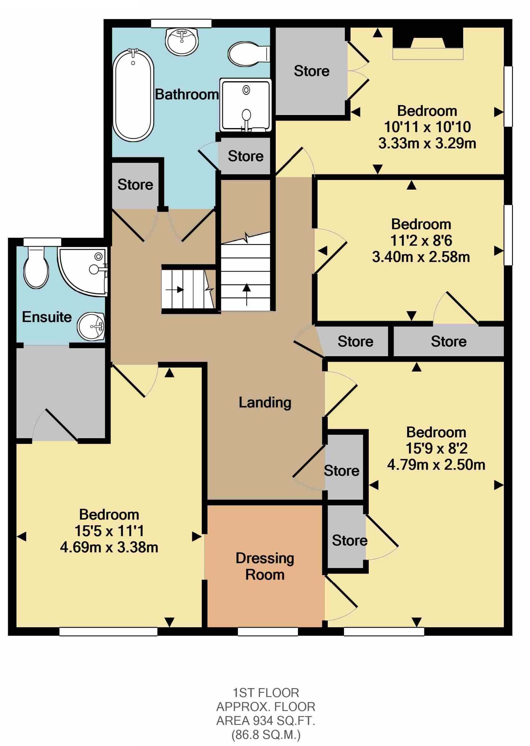 184-186 The Street, Faversham floorplan