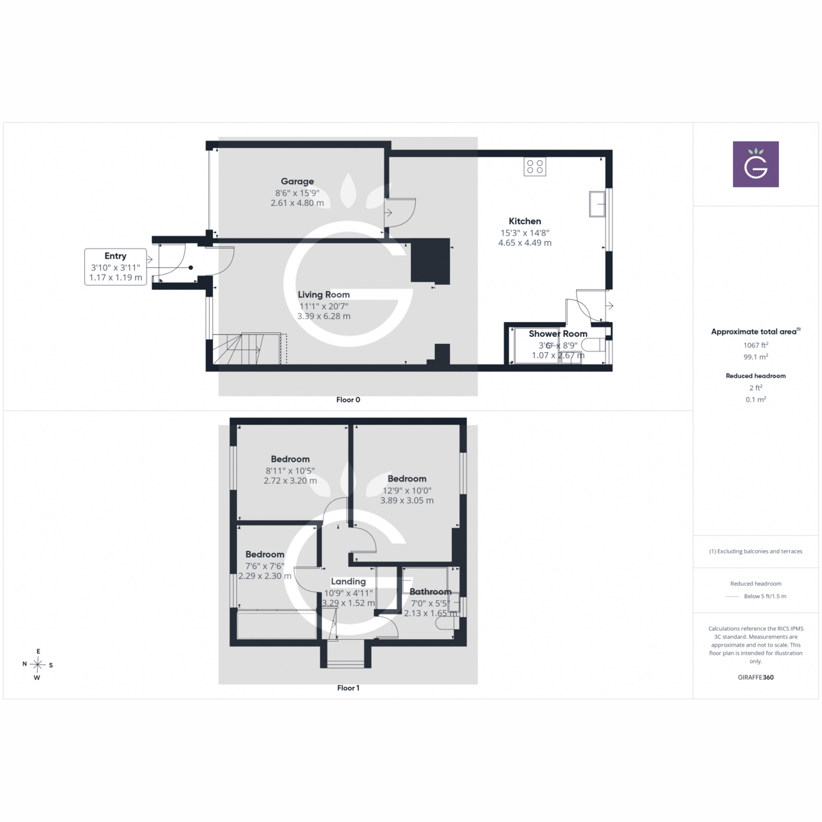 Bridport Close, Reading floorplan