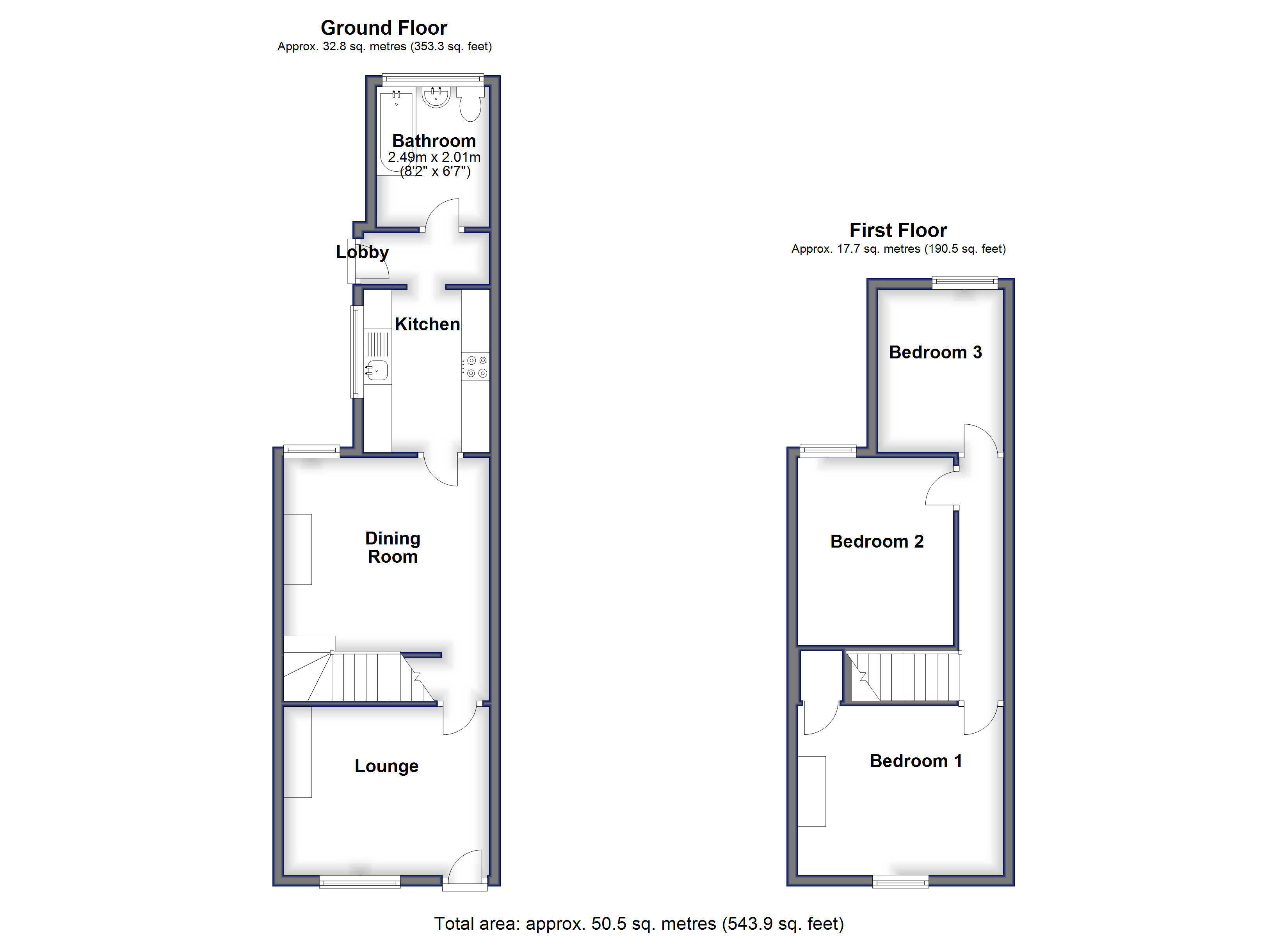 3 Bedrooms Terraced house to rent in Hunter Street, Burton On Trent DE14