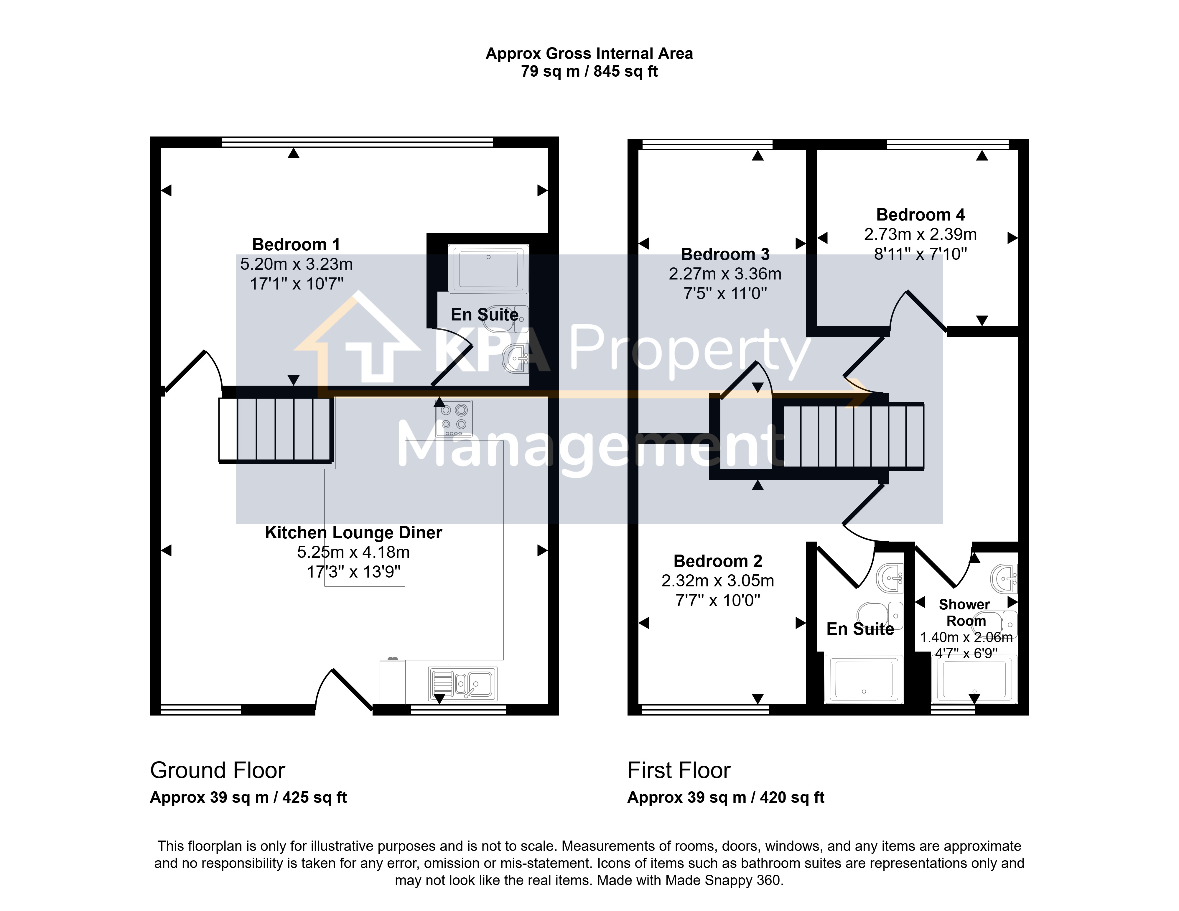 11, Abbotswood, Yate floorplan