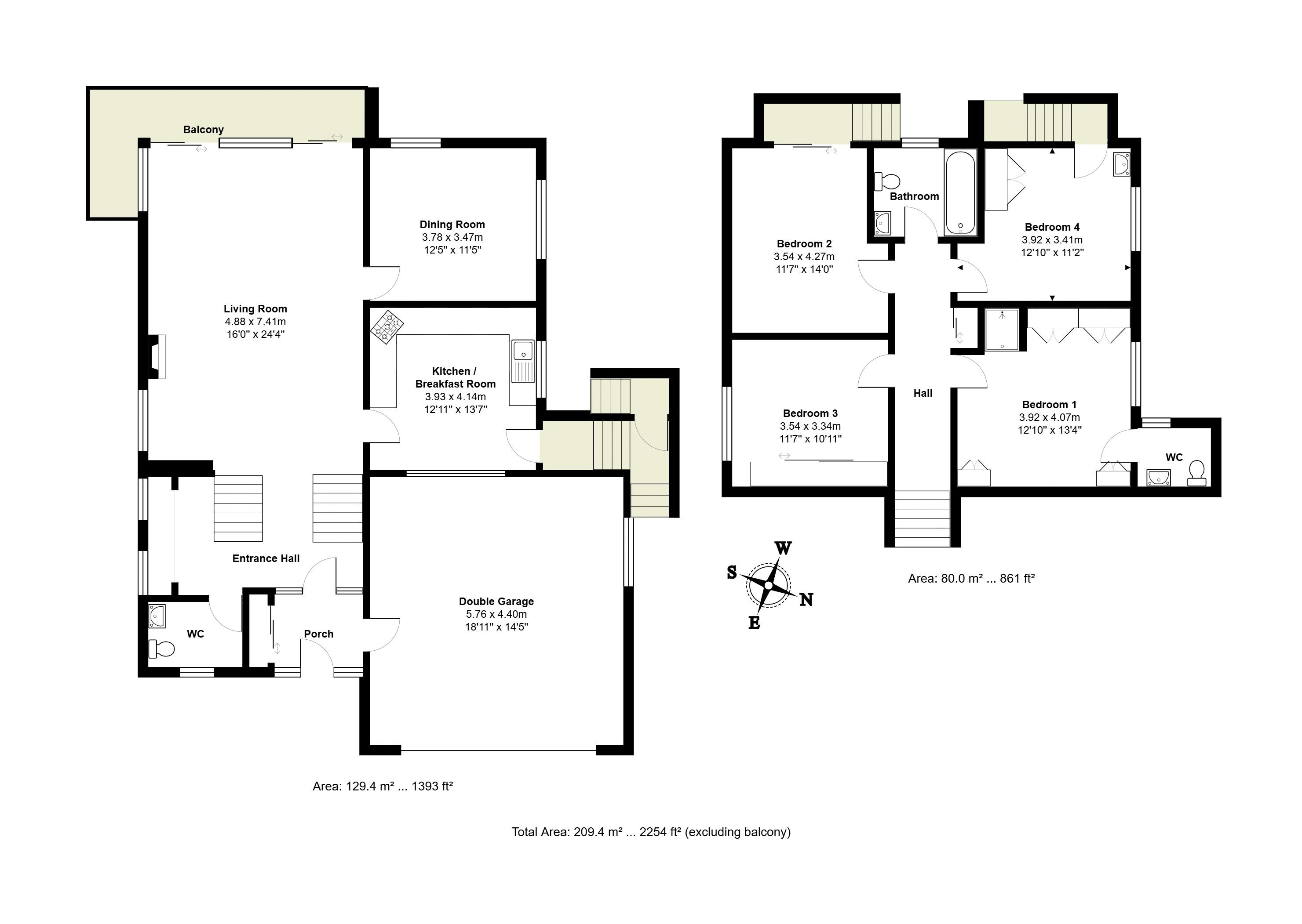 5, Denys Court, Bristol floorplan