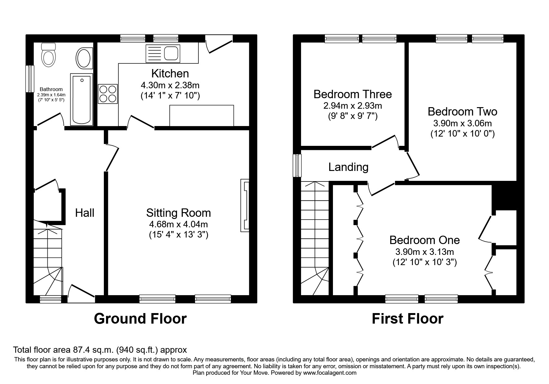 Hallglen Terrace, Glen Village, Falkirk, Stirlingshire Fk1, 3 Bedroom 