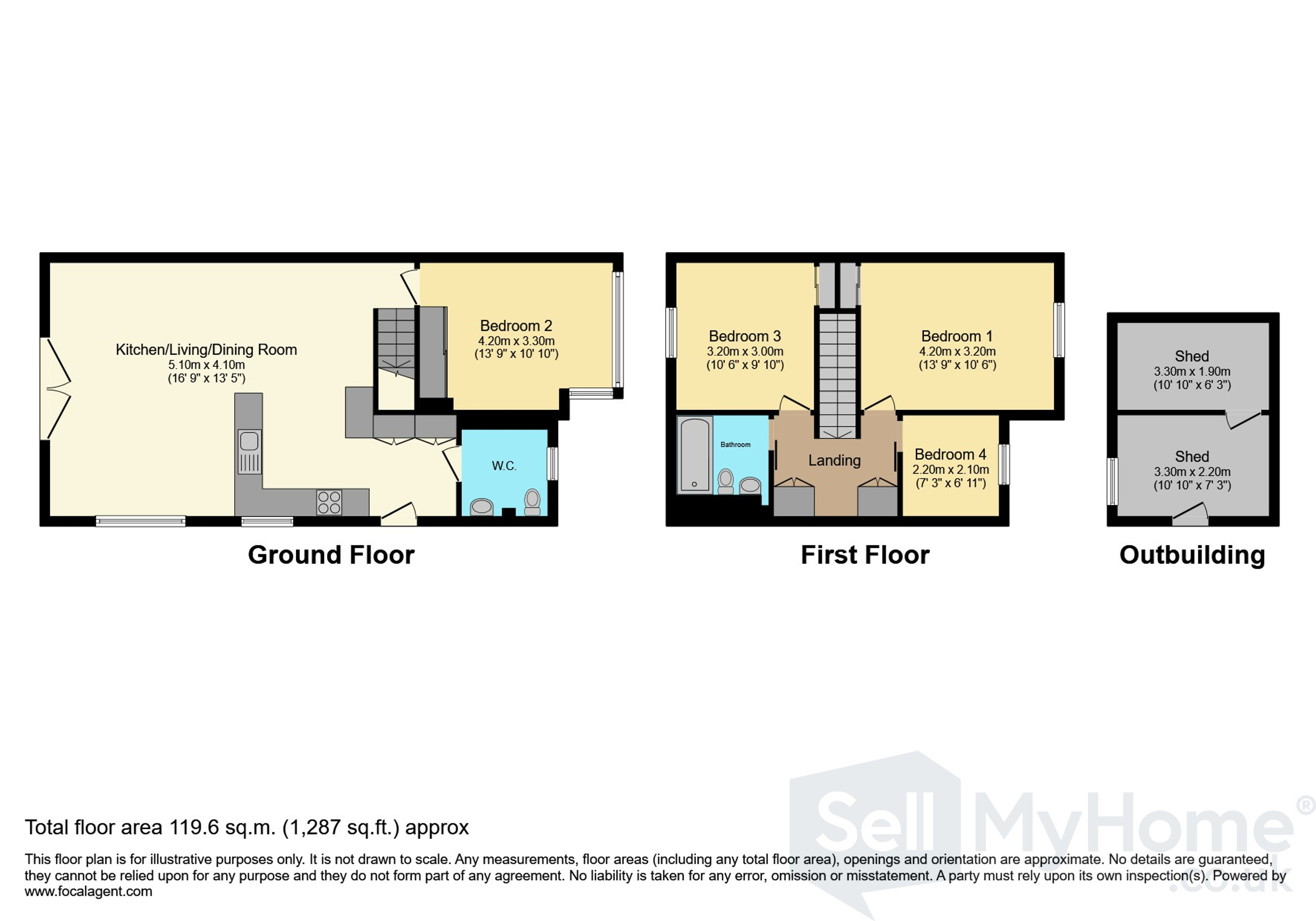 46 Elgar Grove, Milton Keynes floorplan