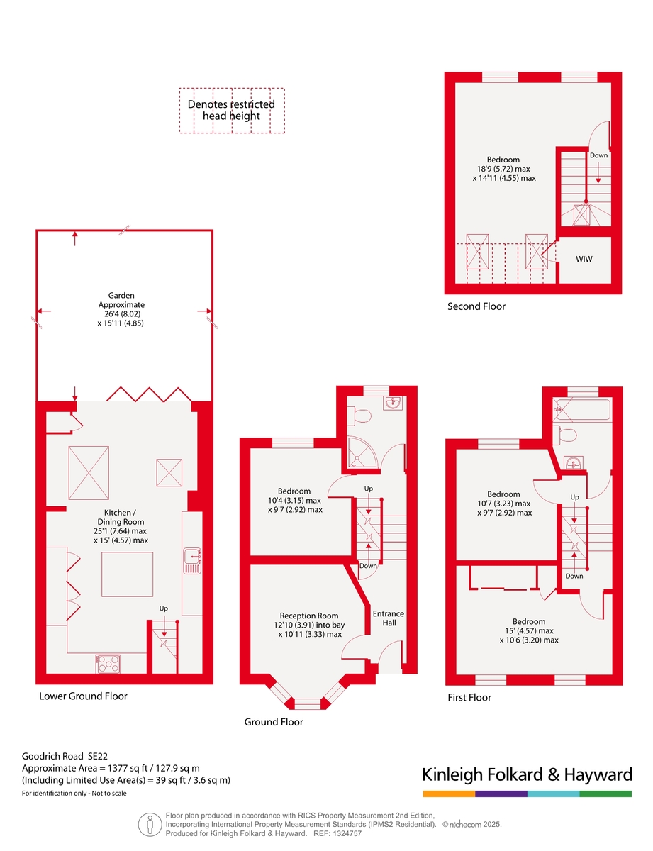 61, Goodrich Road, London floorplan