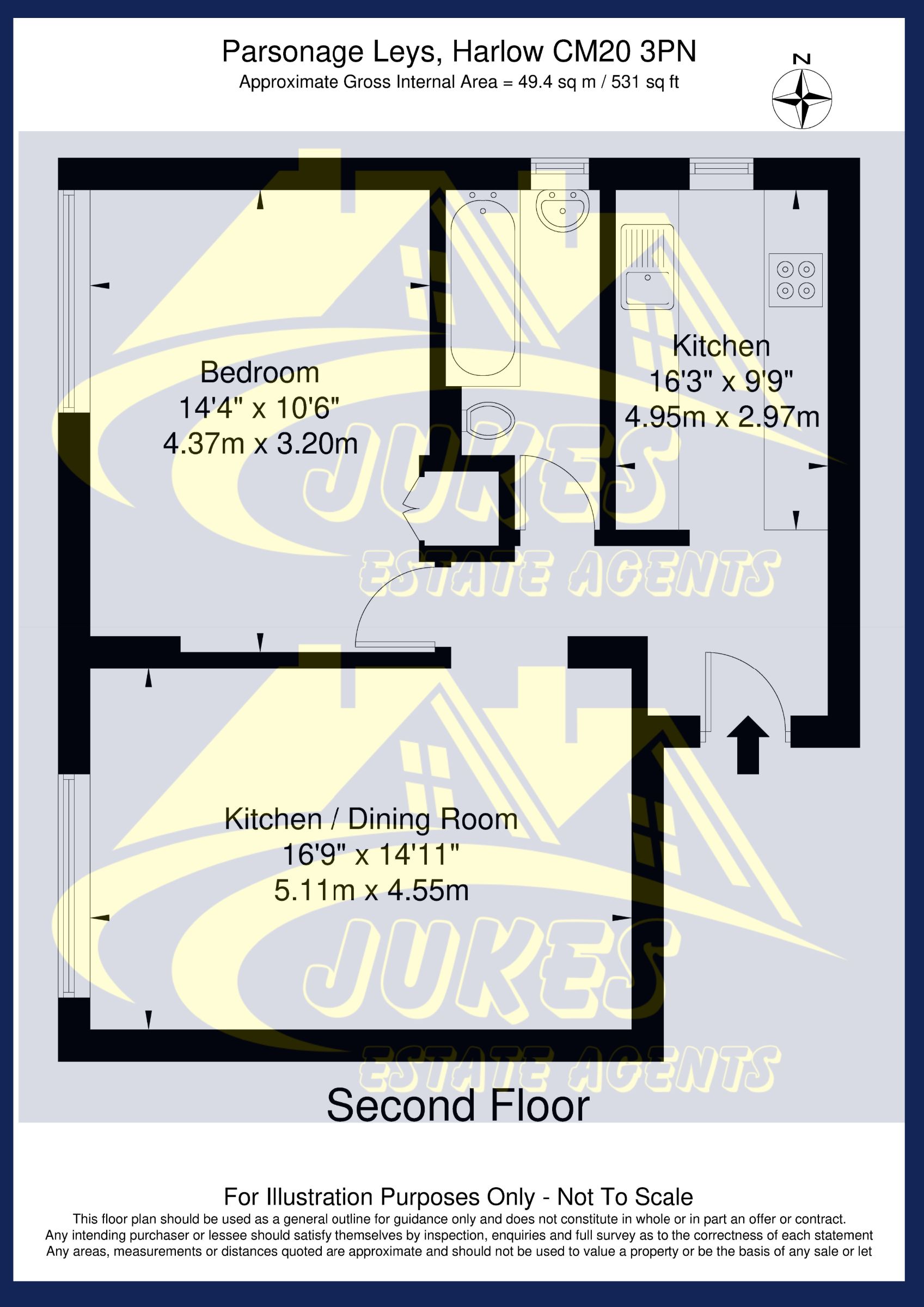 197 Parsonage Leys, Harlow floorplan