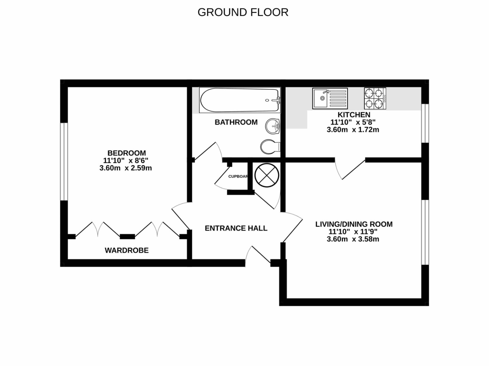 62, Horndean Road, Bracknell floorplan