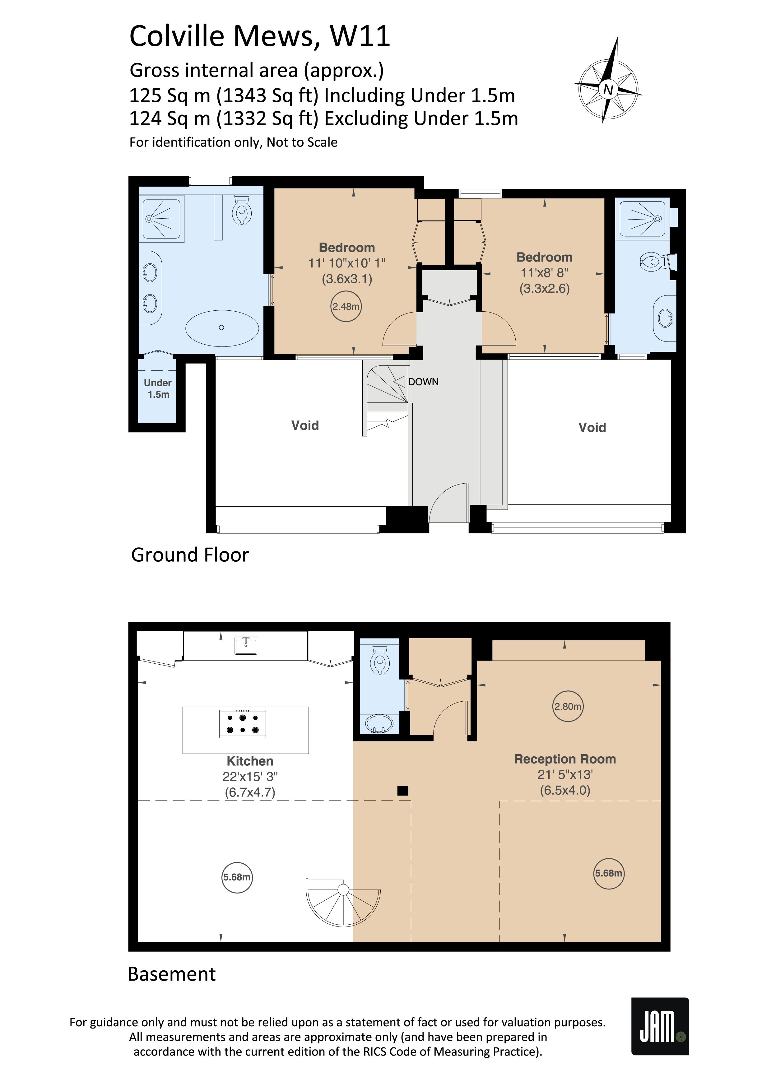 17-18, Colville Mews, London floorplan