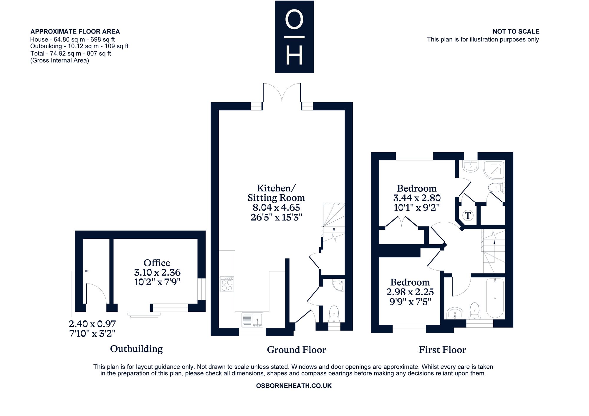 50a North Road, Ascot floorplan